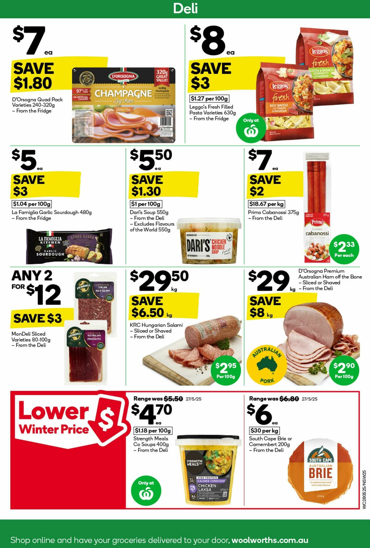Woolworths Catalogues from 28 May