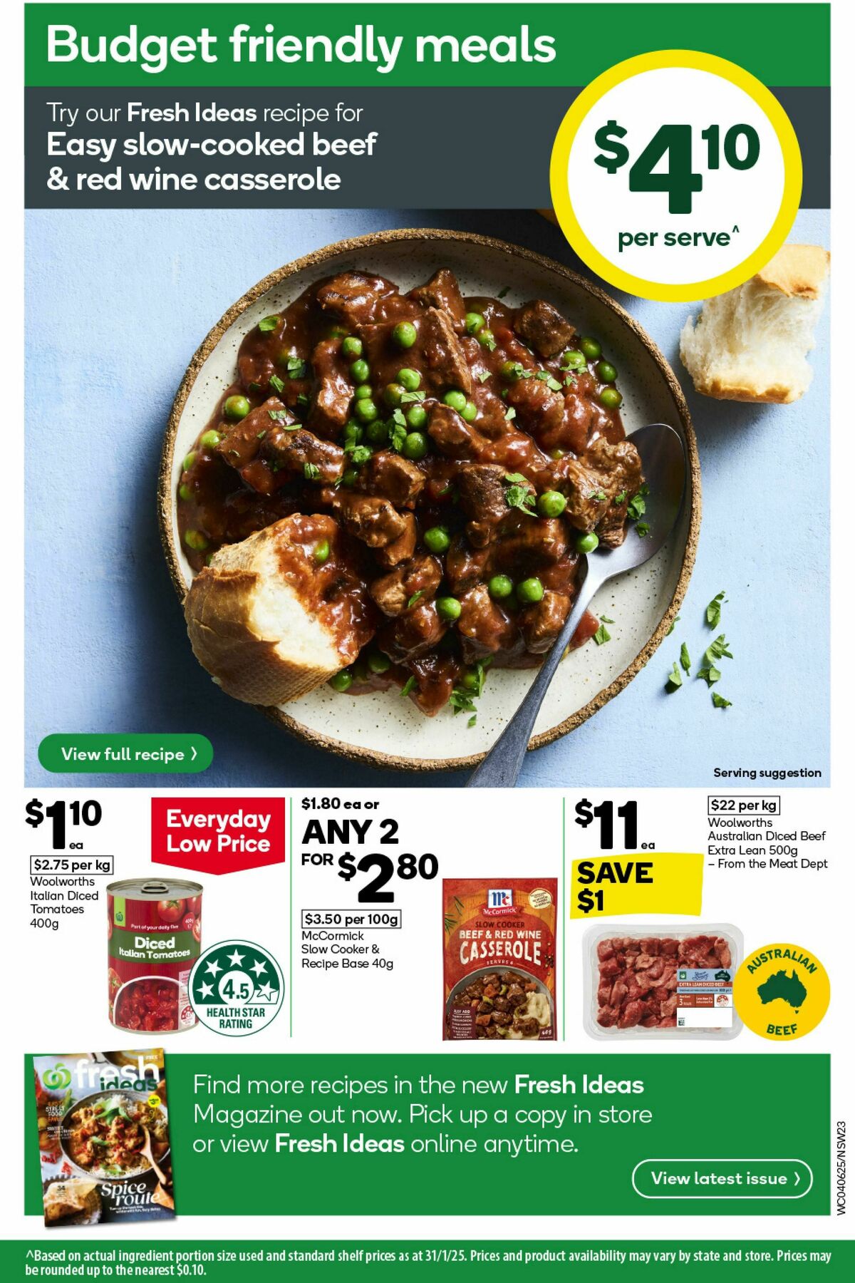 Woolworths Catalogues from 4 June
