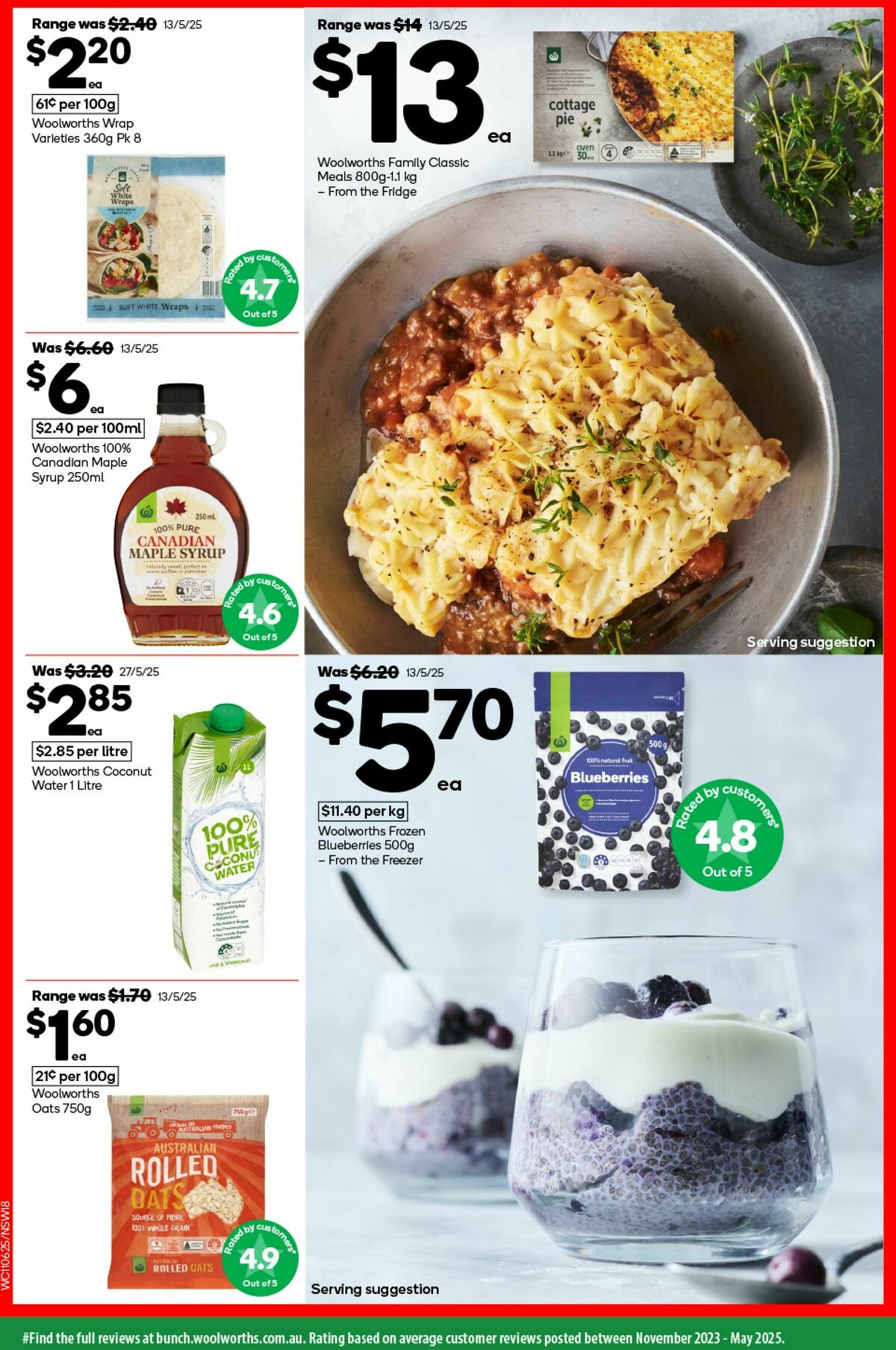 Woolworths Catalogues from 11 June