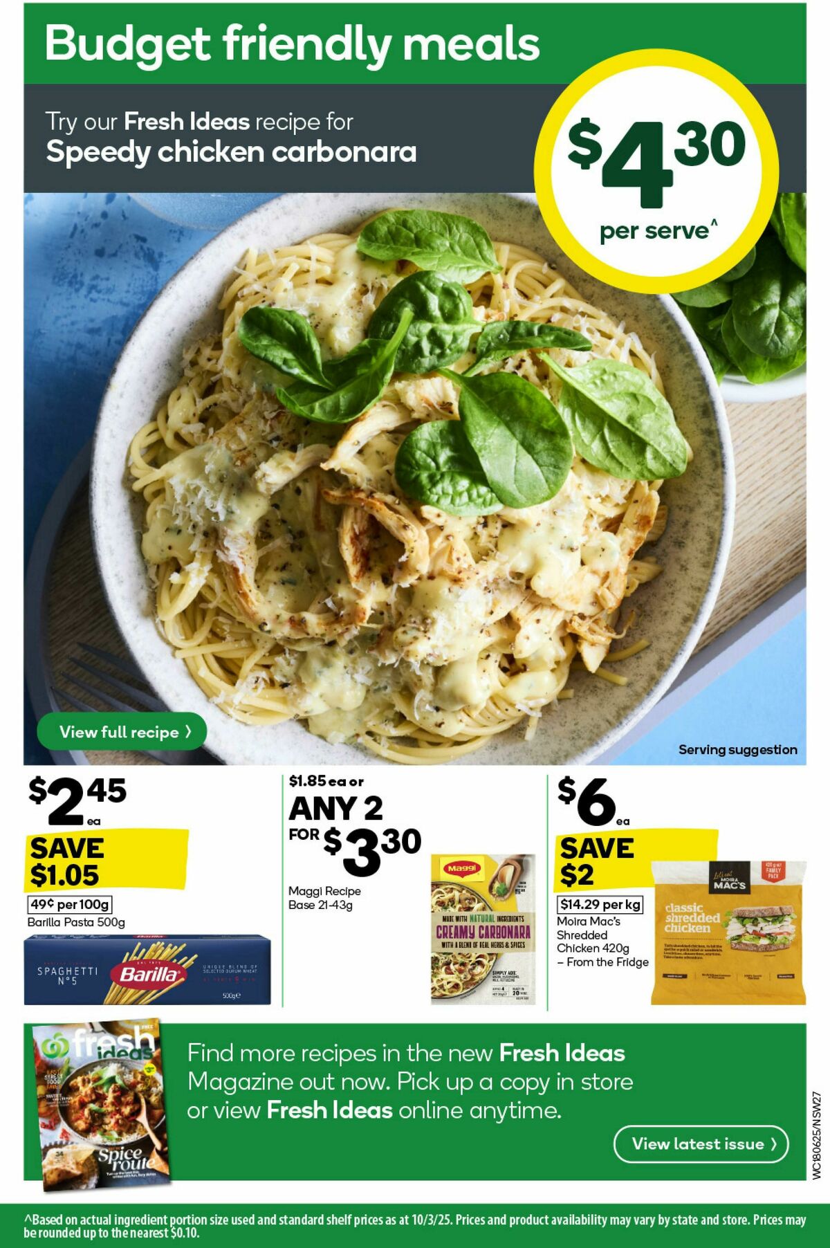 Woolworths Catalogues from 18 June