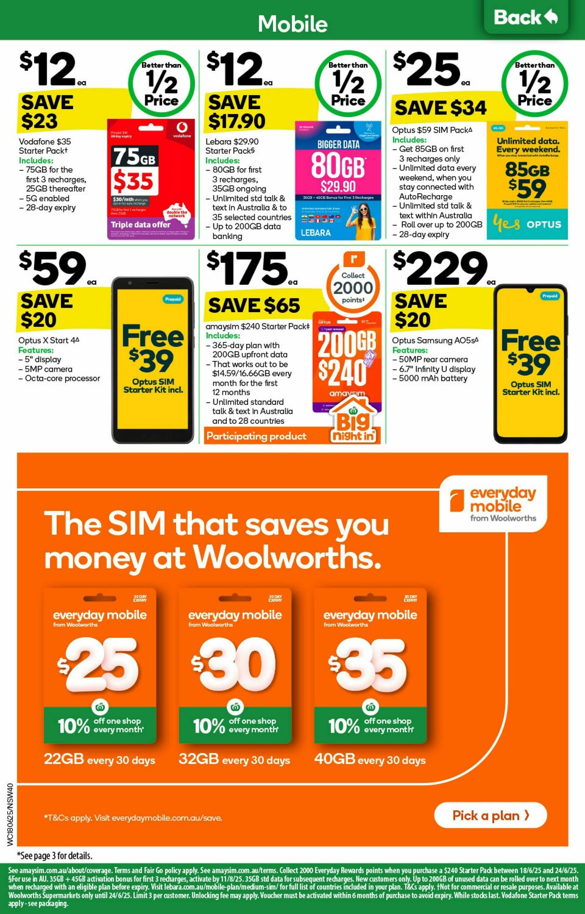 Woolworths Catalogues from 18 June