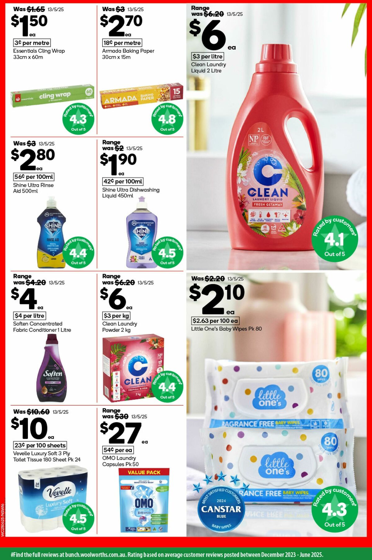 Woolworths Catalogues from 25 June
