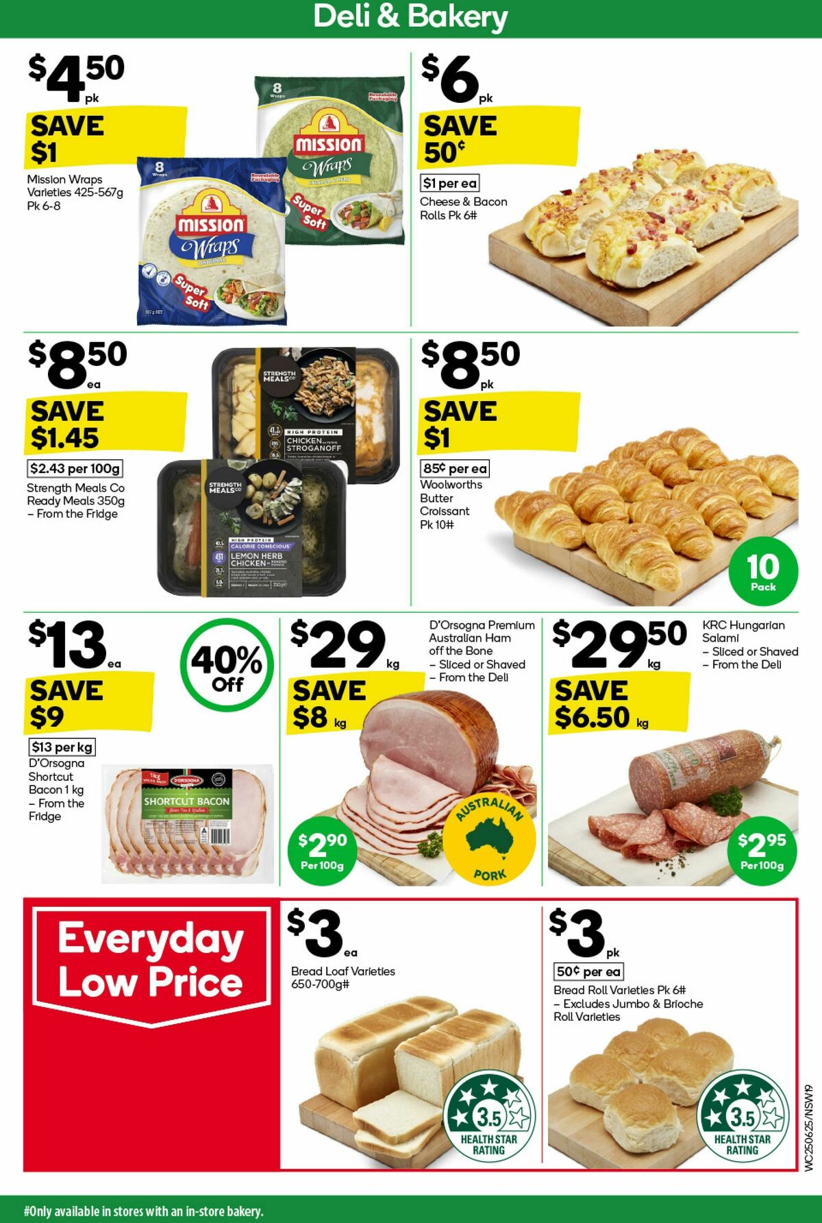 Woolworths Catalogues from 25 June