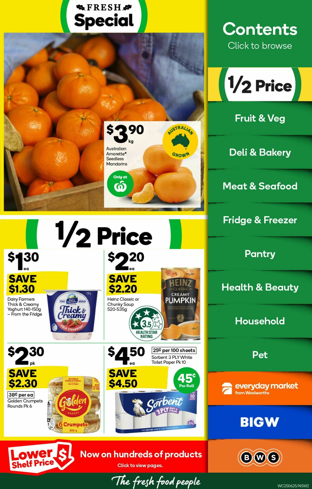 Woolworths Catalogues from 25 June