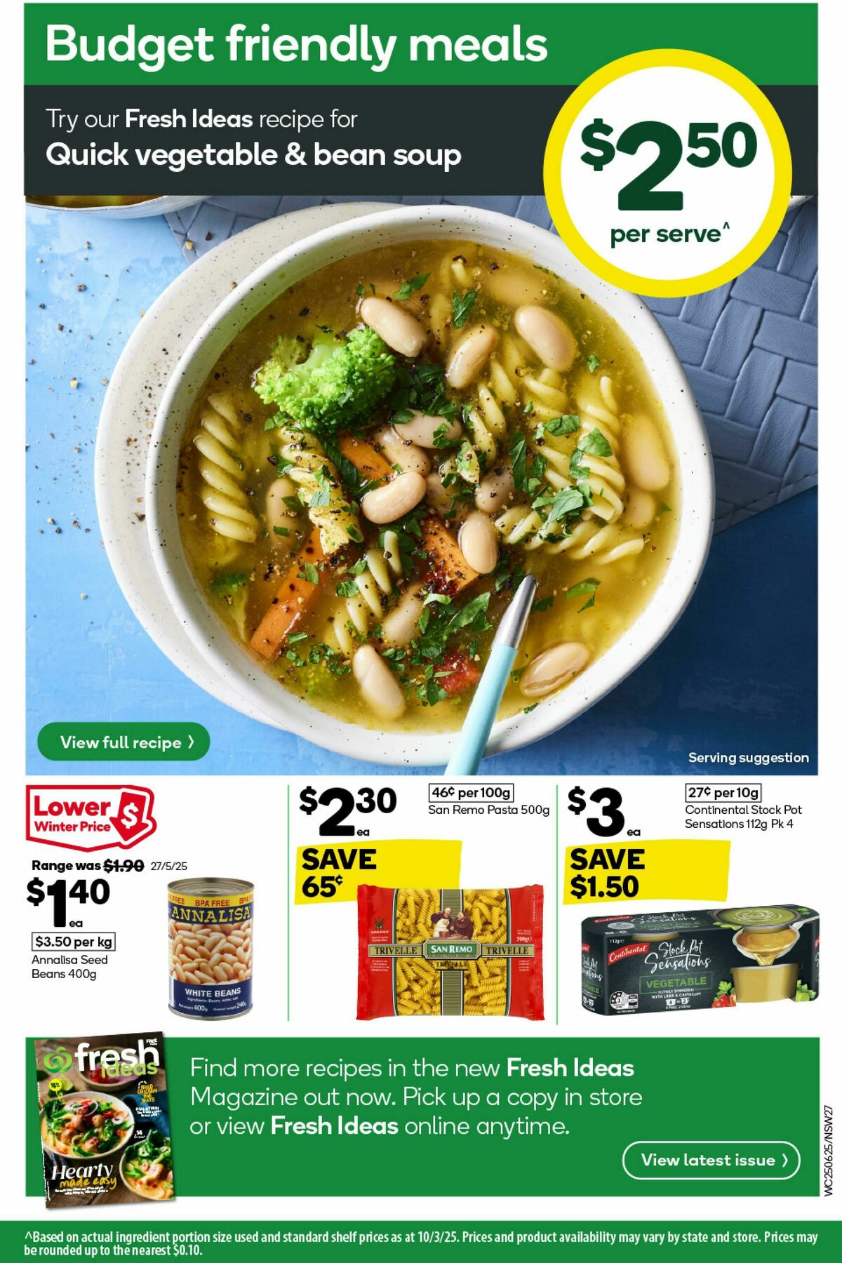 Woolworths Catalogues from 25 June