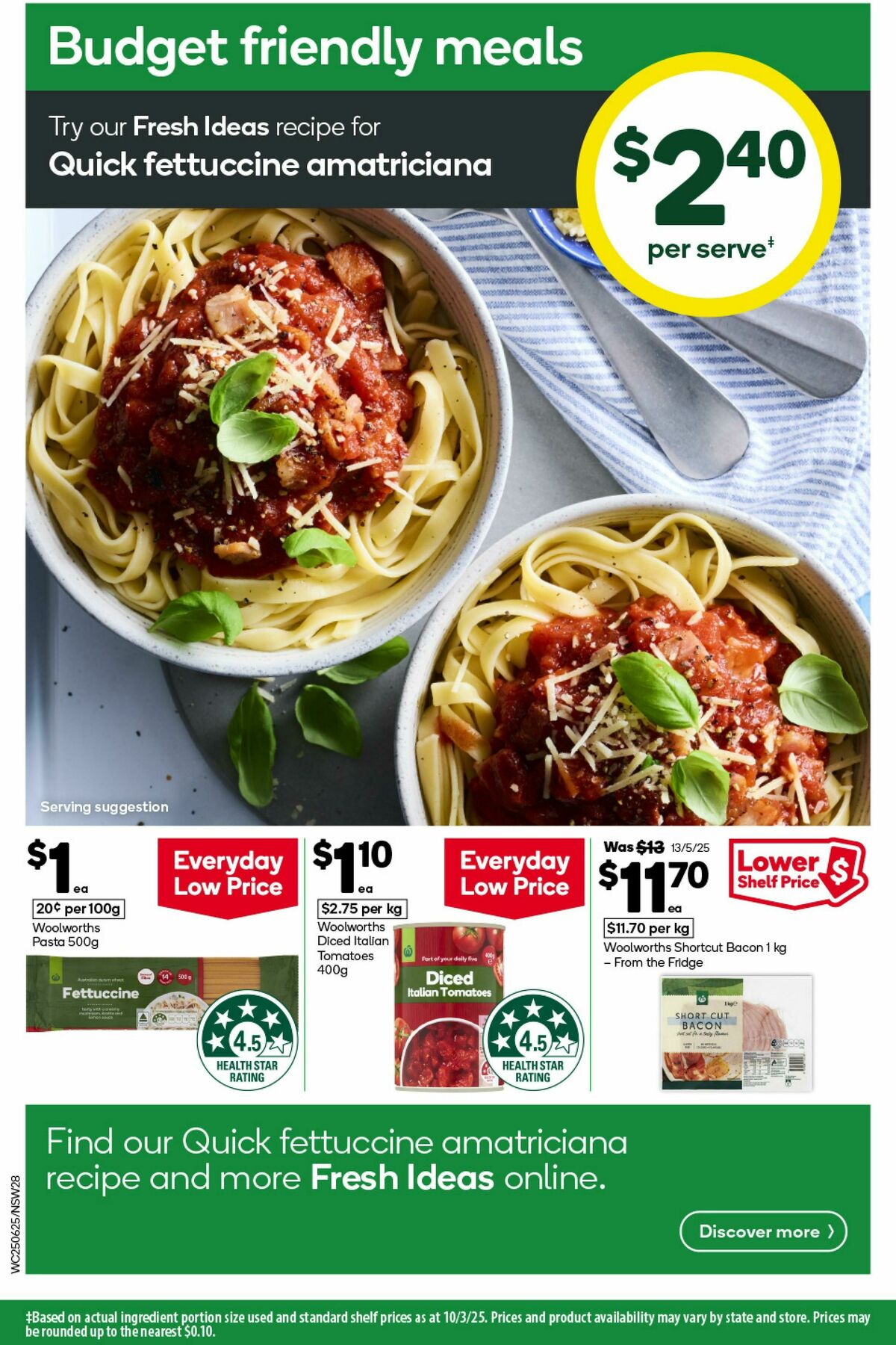 Woolworths Catalogues from 25 June