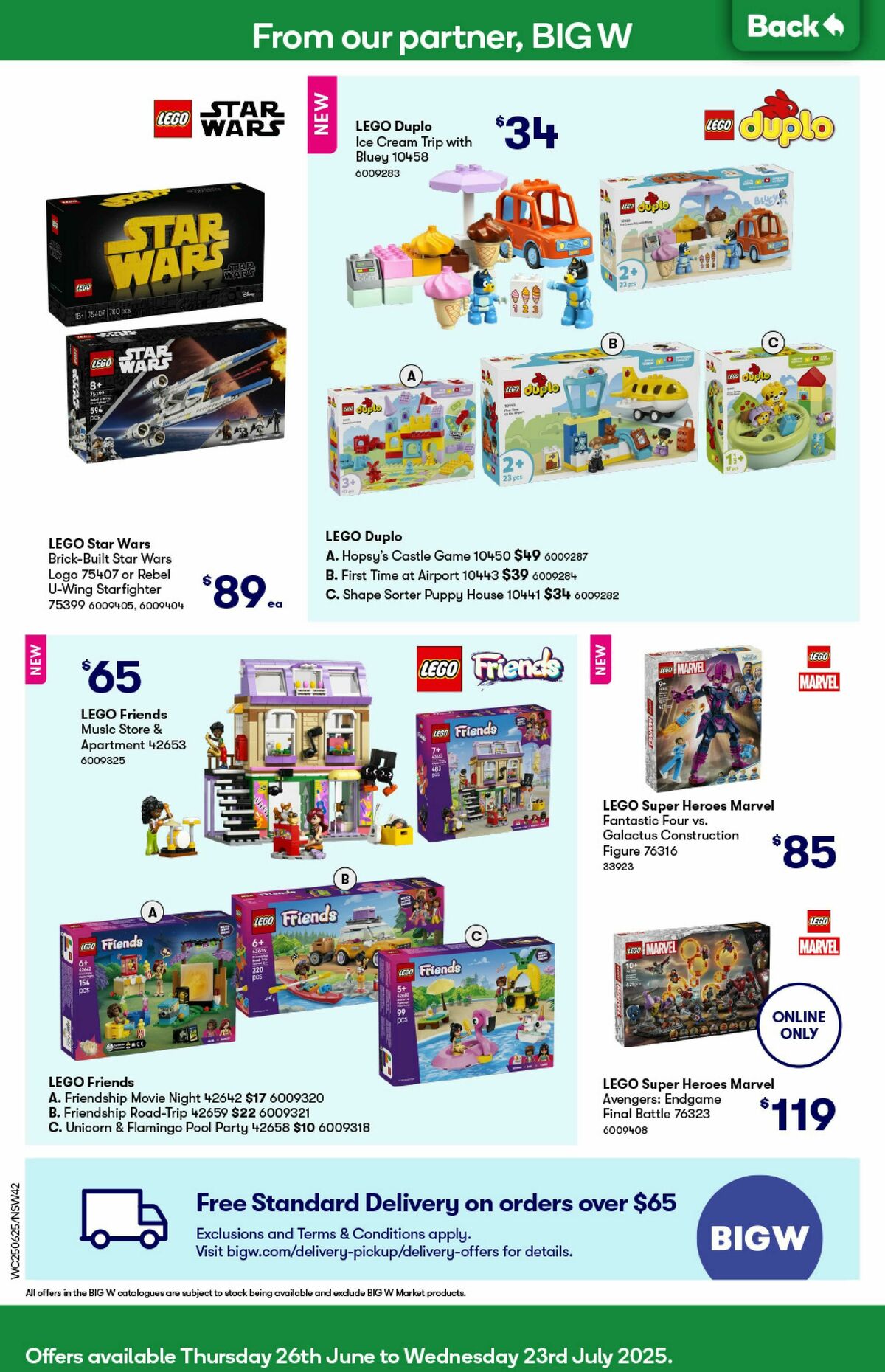 Woolworths Catalogues from 25 June