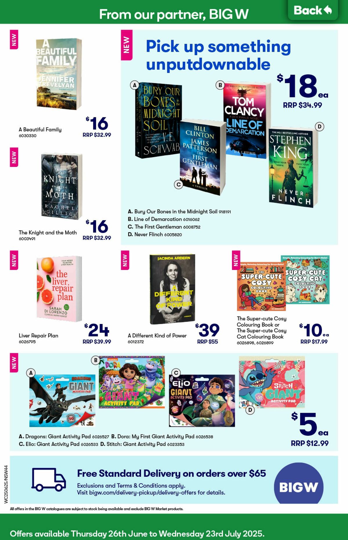 Woolworths Catalogues from 25 June