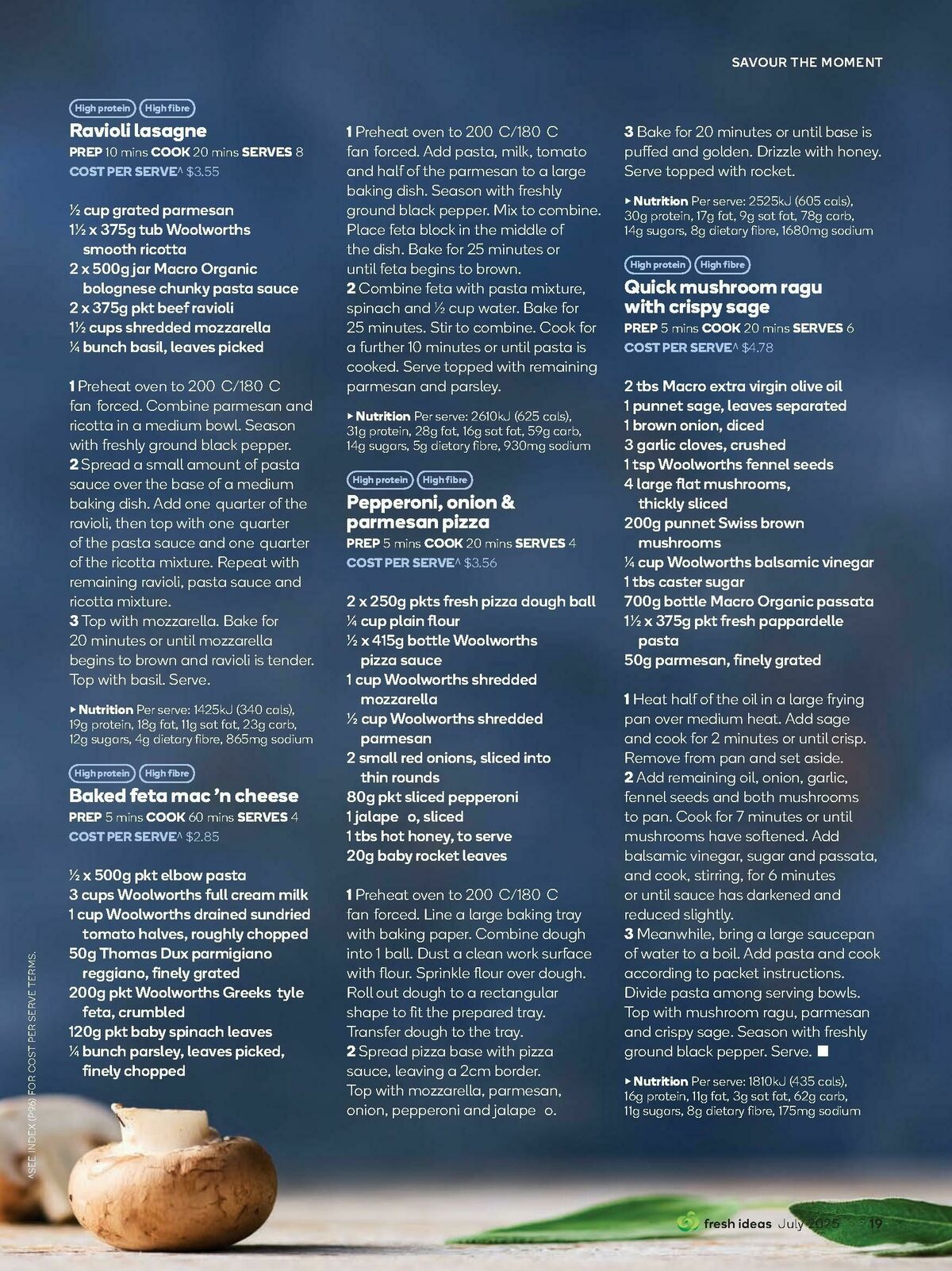 Woolworths Fresh Ideas Magazine July Catalogues from 1 July