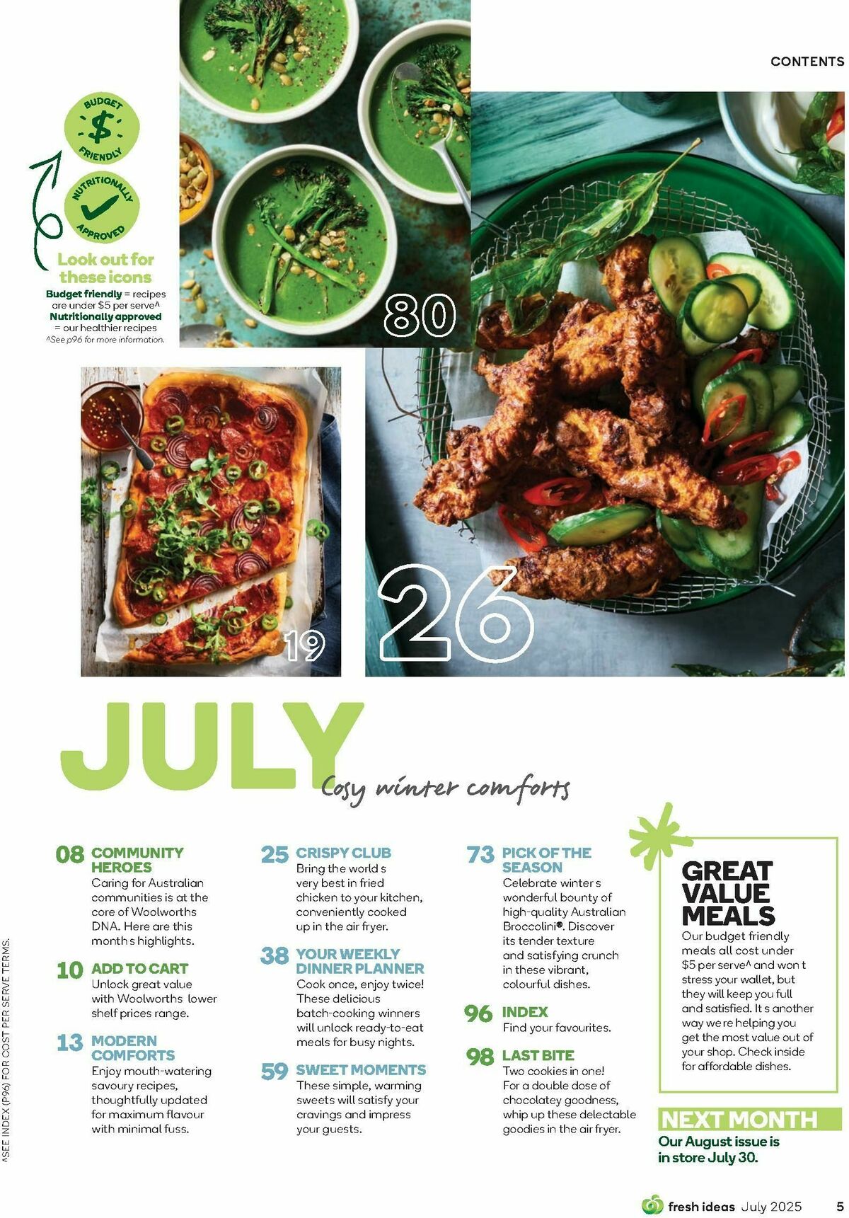 Woolworths Fresh Ideas Magazine July Catalogues from 1 July