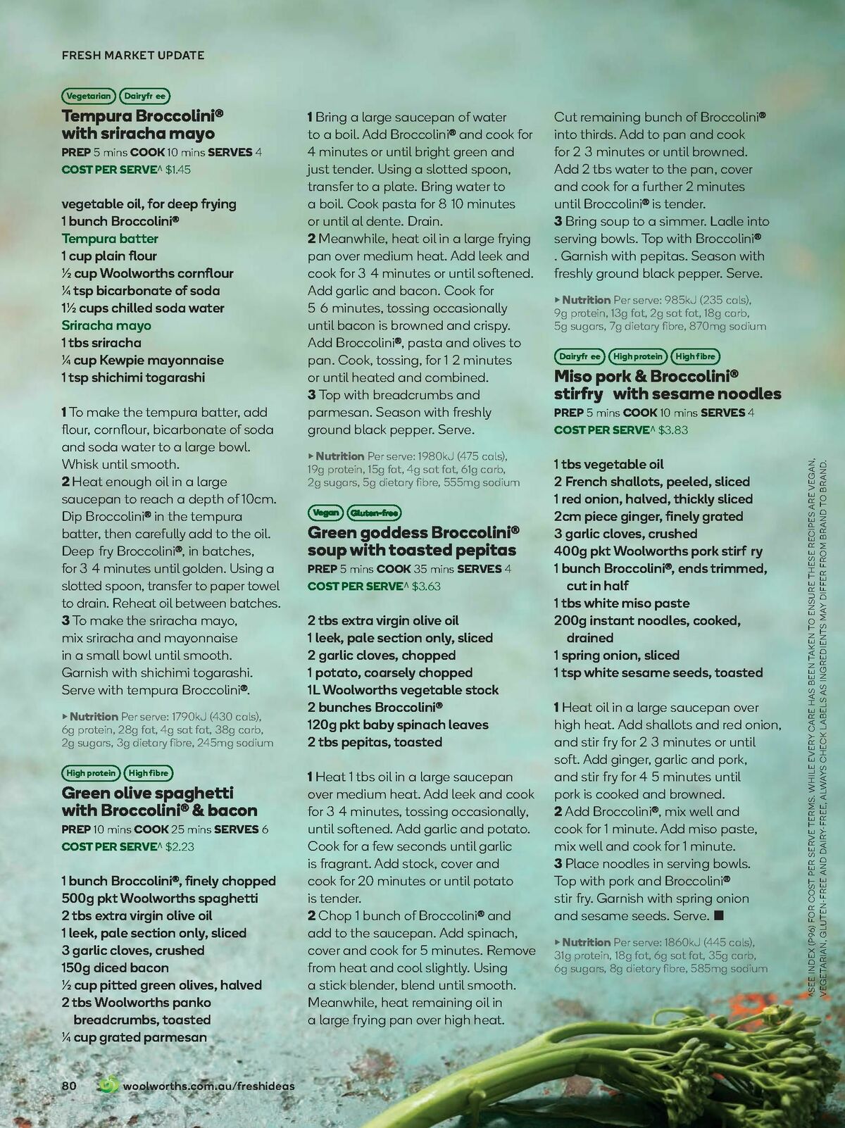 Woolworths Fresh Ideas Magazine July Catalogues from 1 July