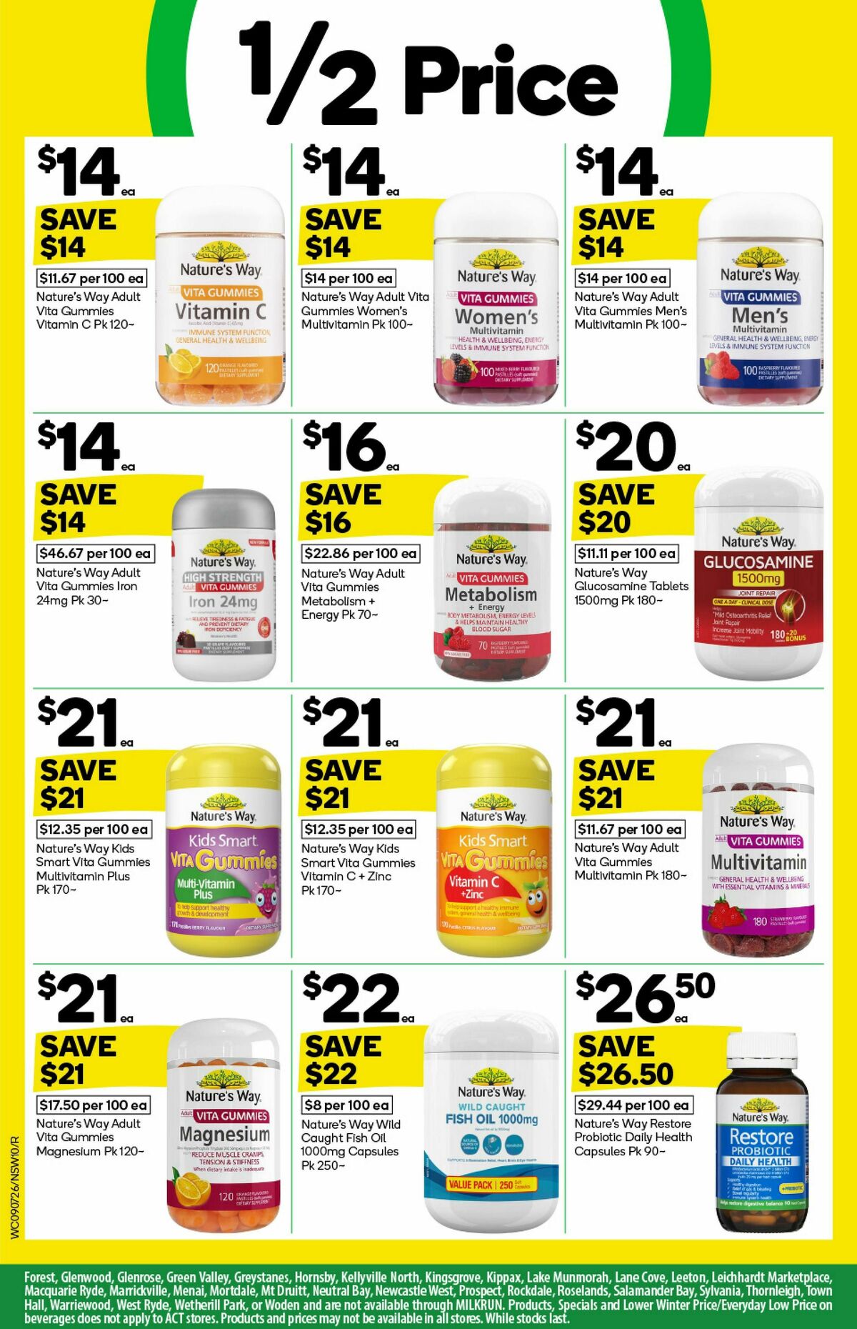 Woolworths Catalogues from 9 July