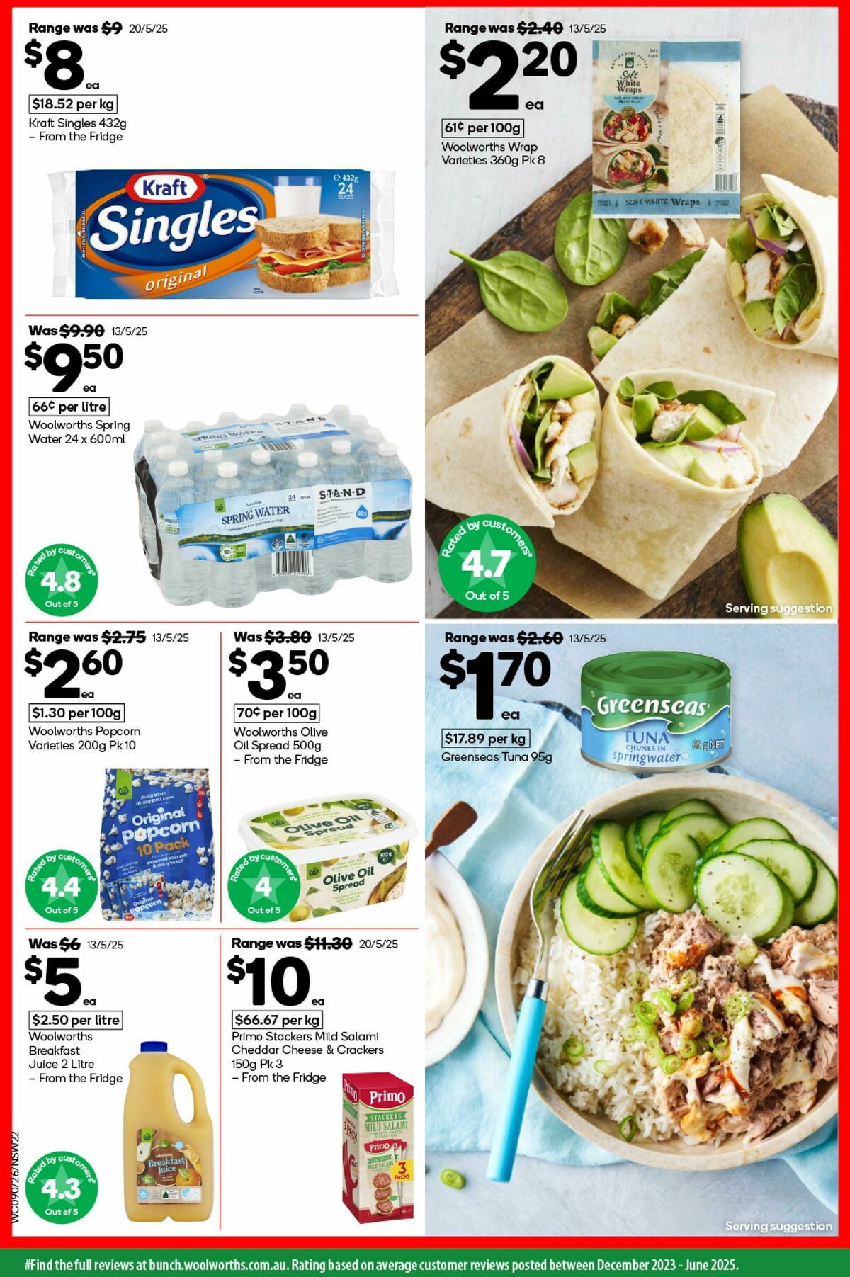 Woolworths Catalogues from 9 July