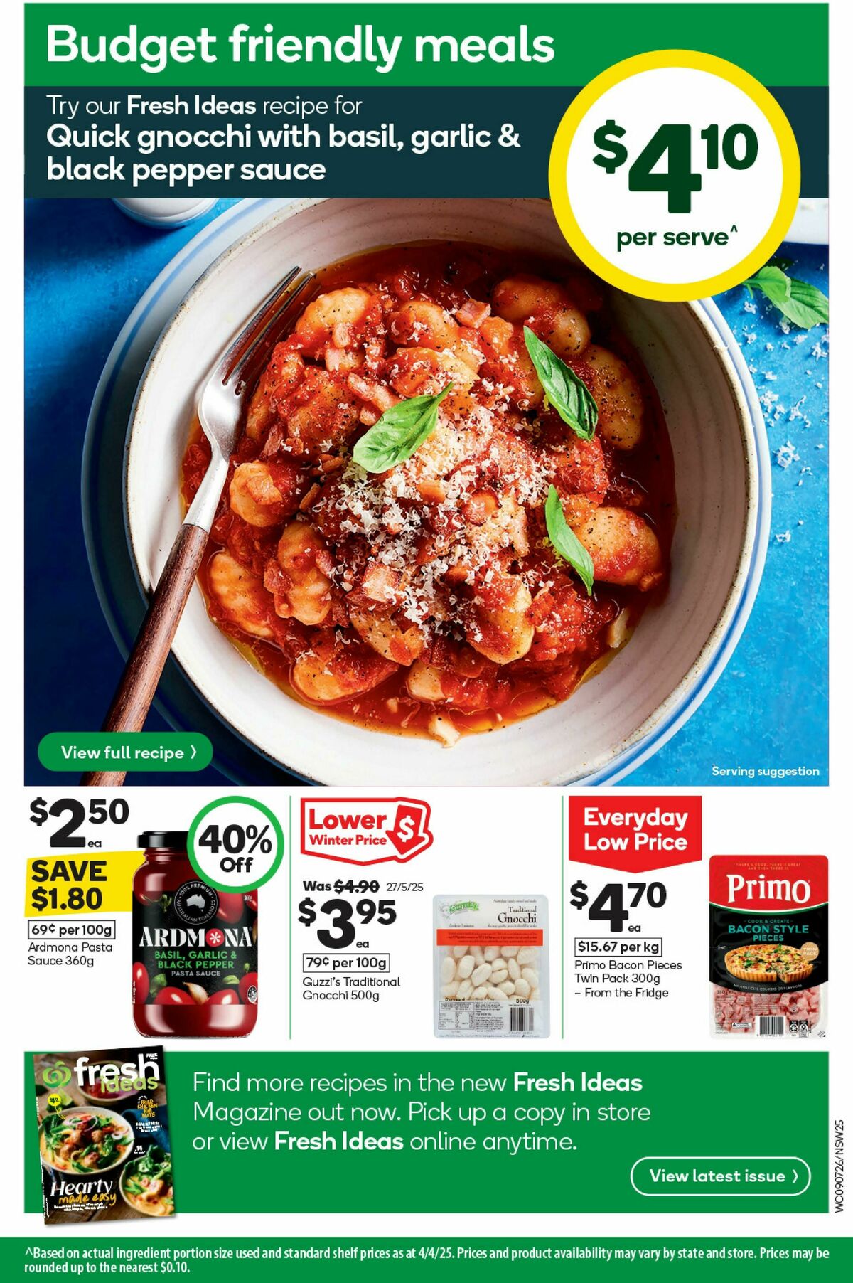 Woolworths Catalogues from 9 July