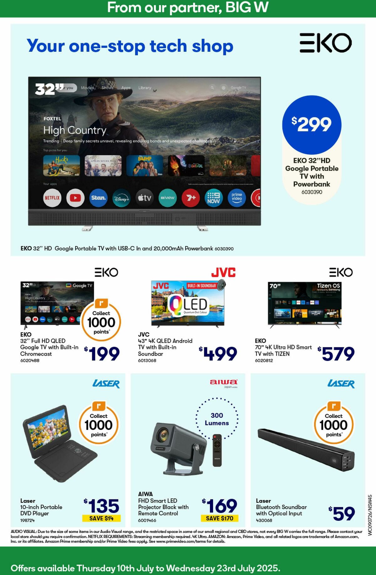 Woolworths Catalogues from 9 July