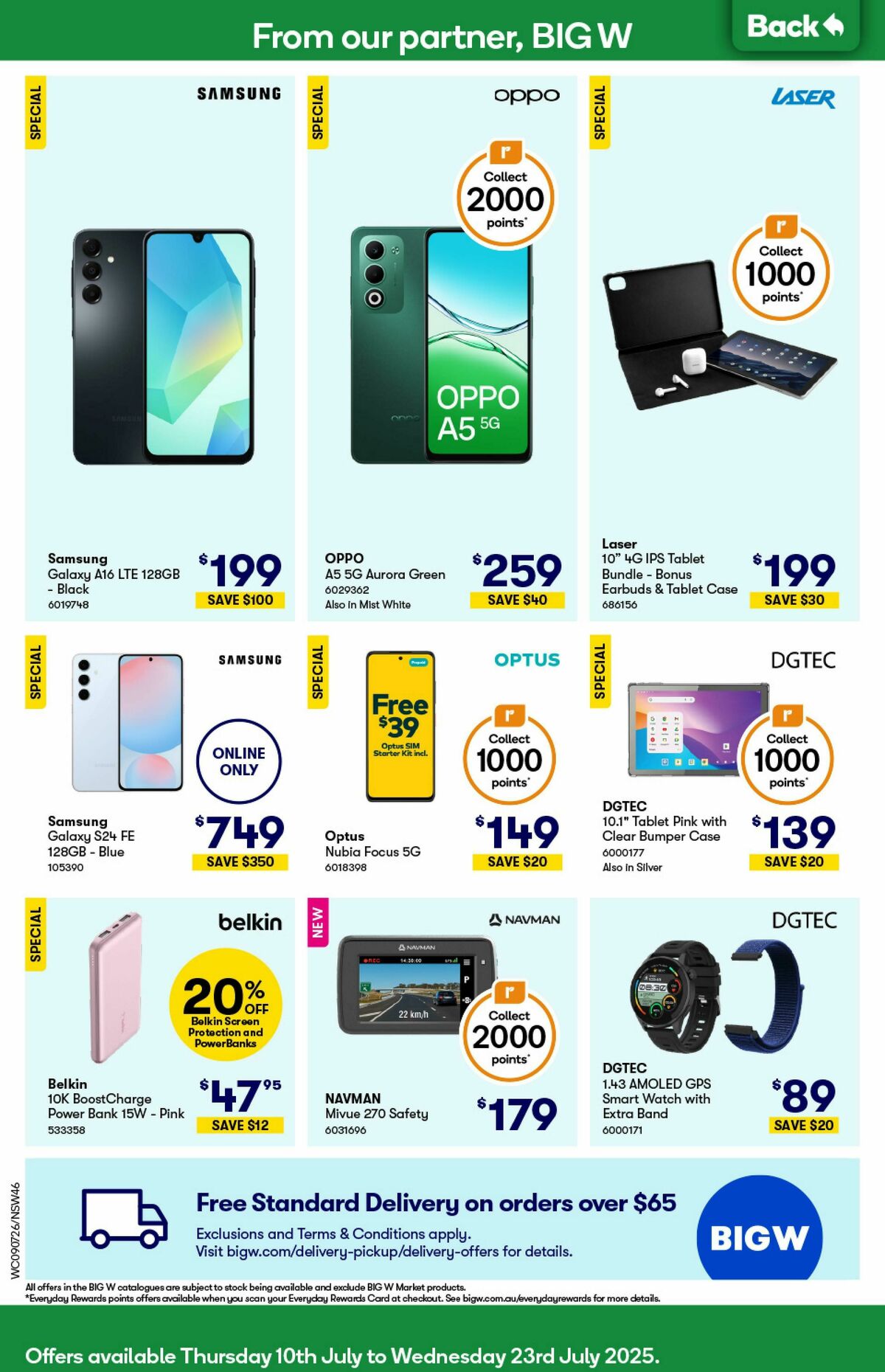 Woolworths Catalogues from 9 July