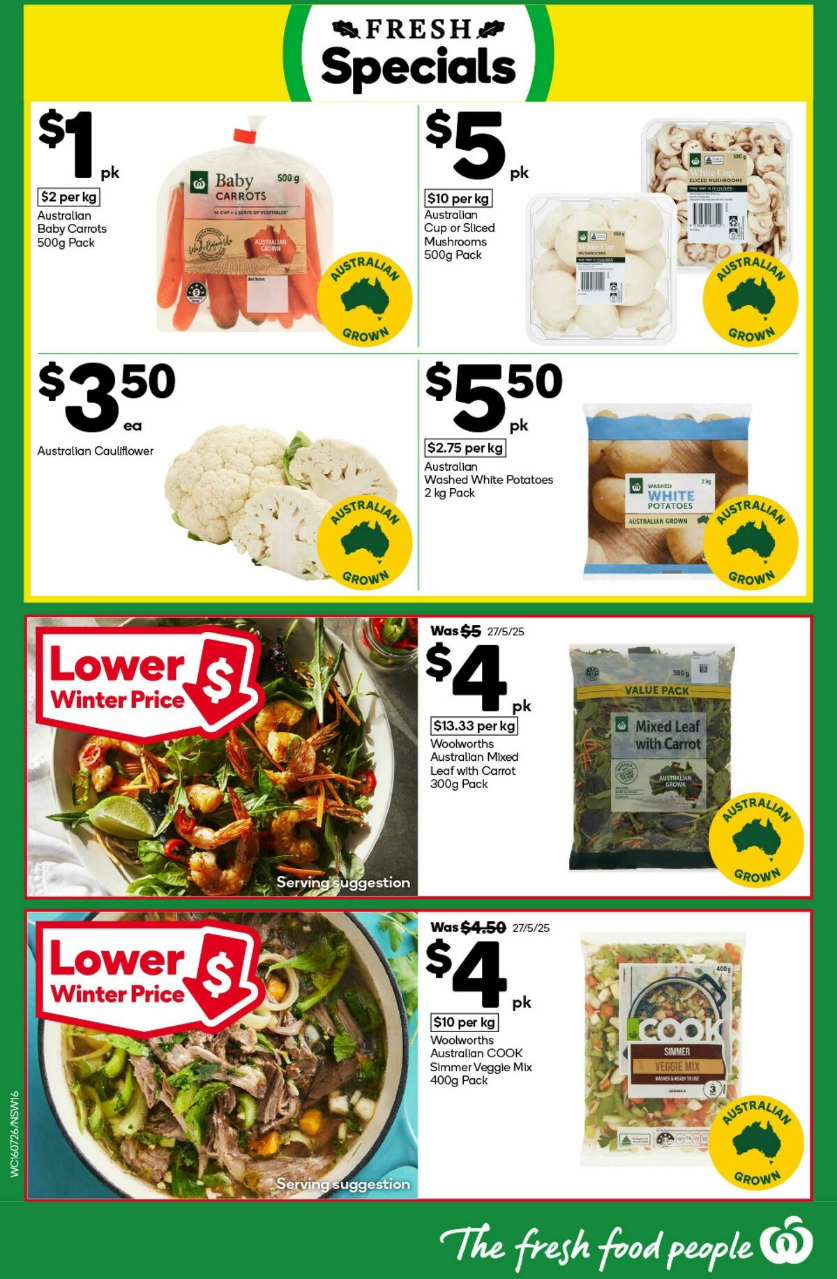 Woolworths Catalogues from 16 July