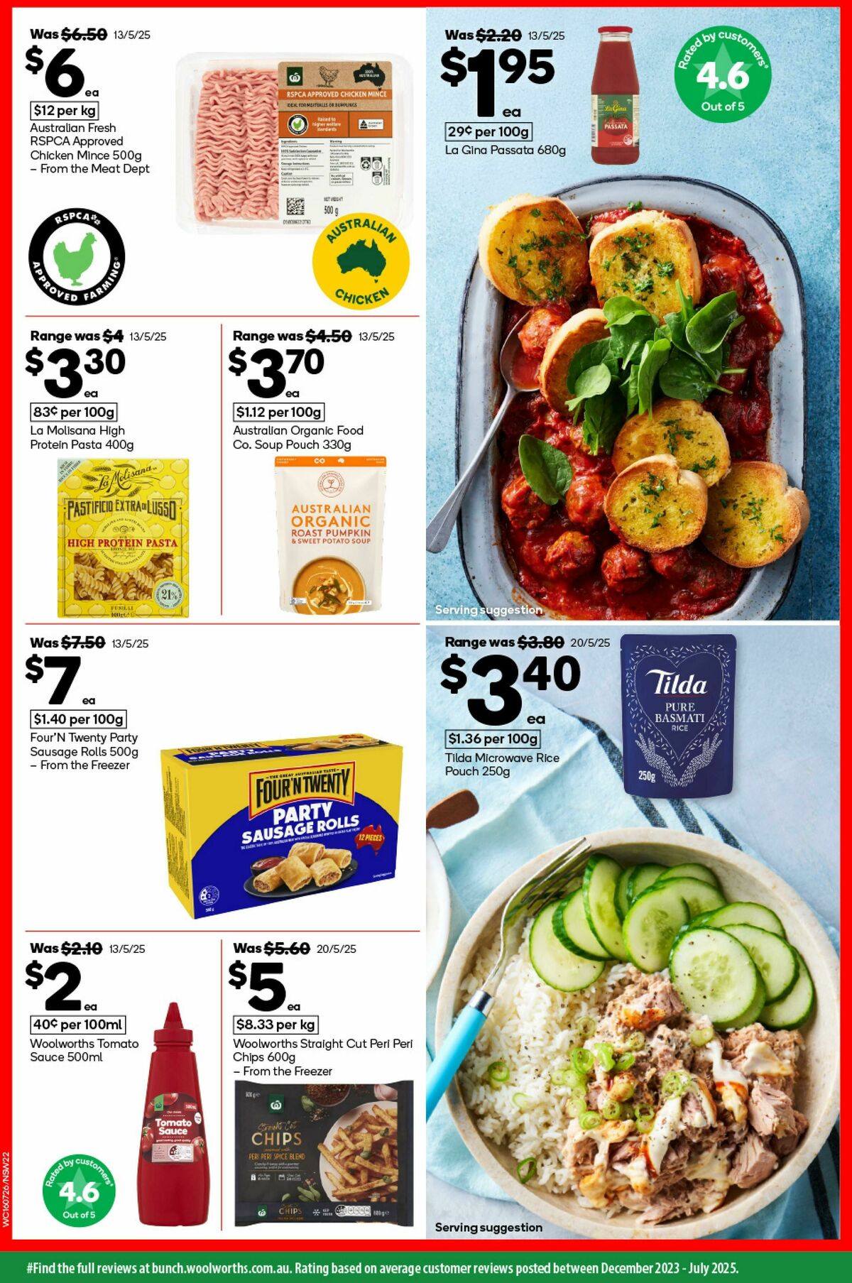 Woolworths Catalogues from 16 July