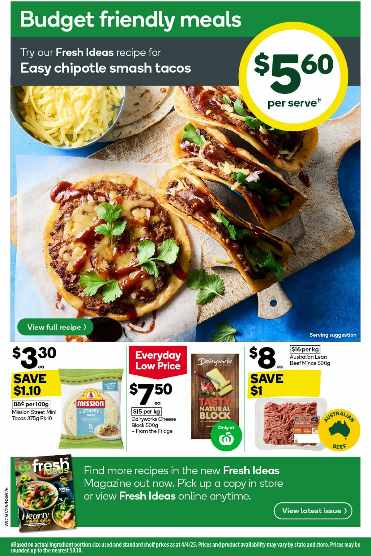 Woolworths Catalogues from 16 July