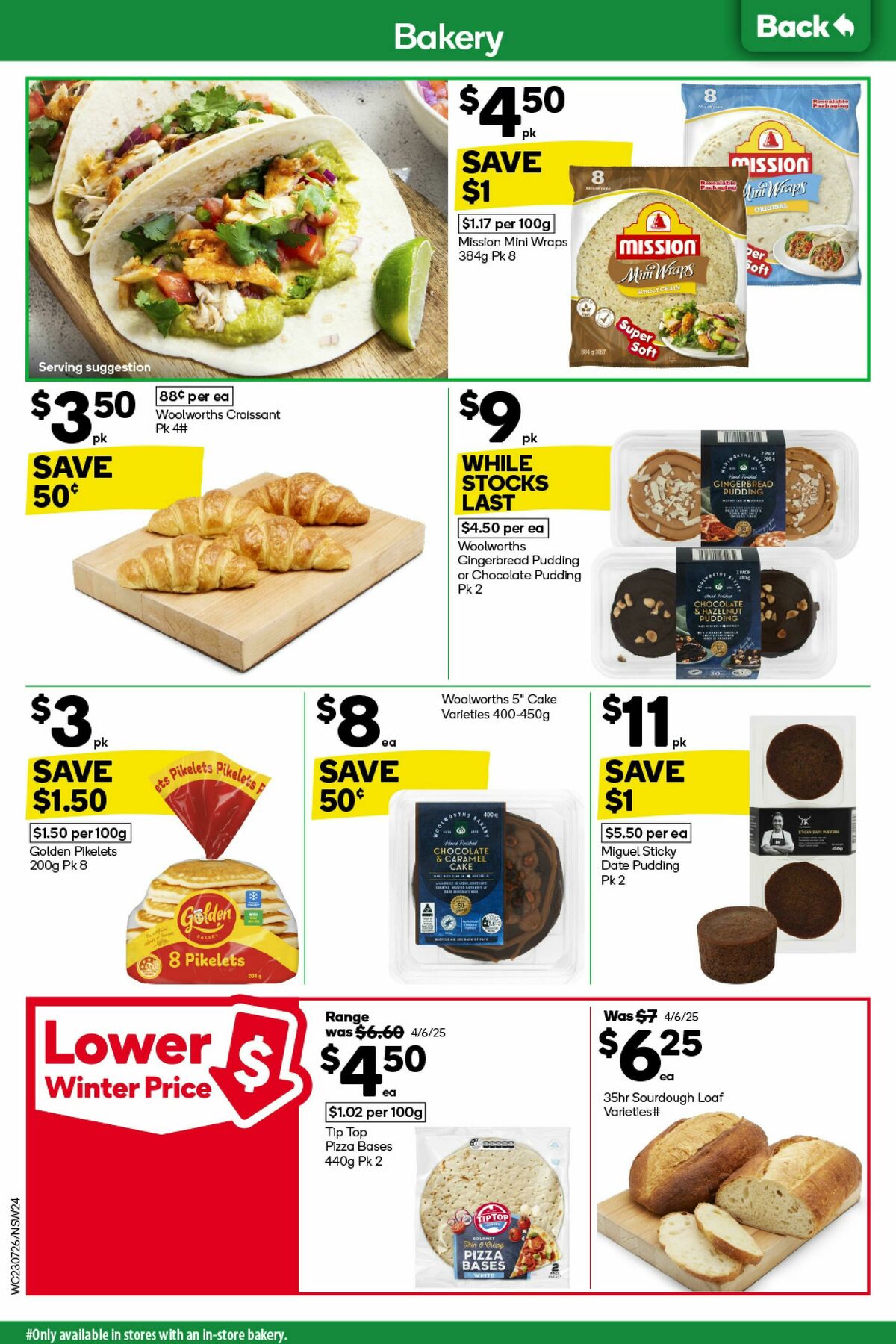 Woolworths Catalogues from 23 July