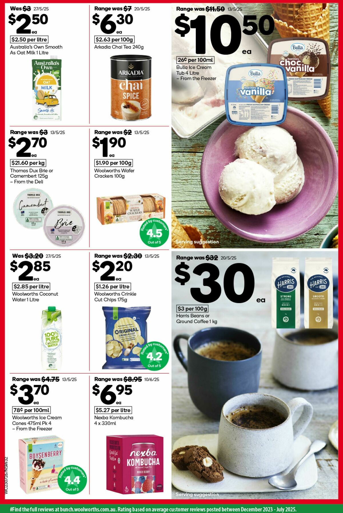 Woolworths Catalogues from 23 July
