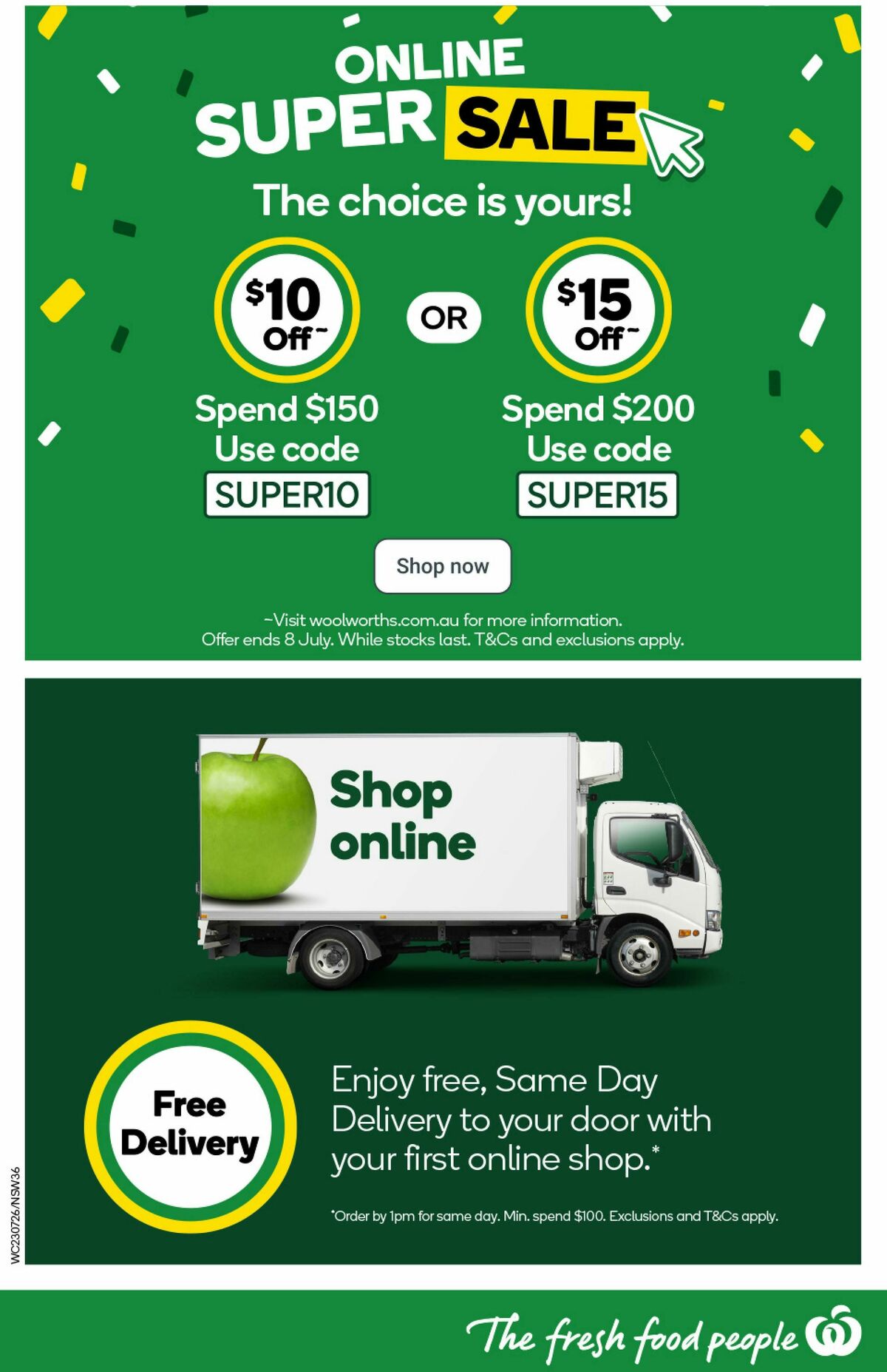 Woolworths Catalogues from 23 July