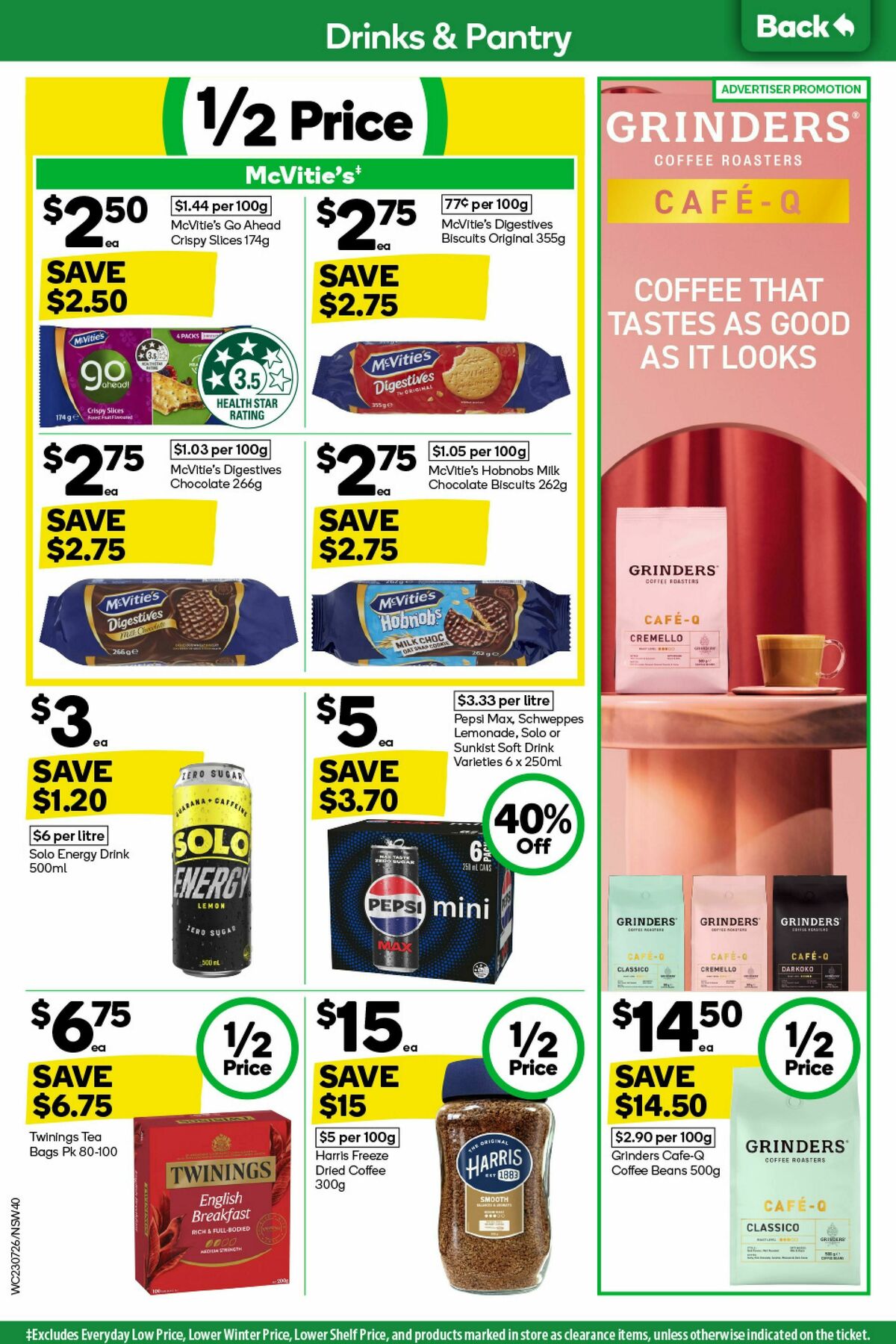 Woolworths Catalogues from 23 July