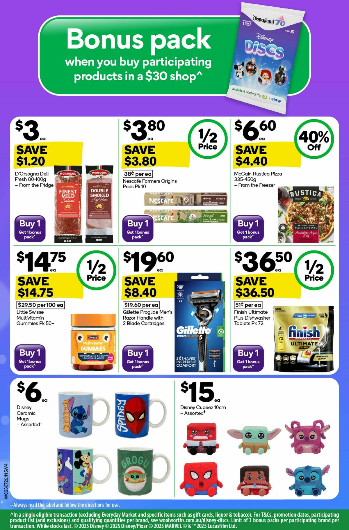 Woolworths Catalogues from 23 July