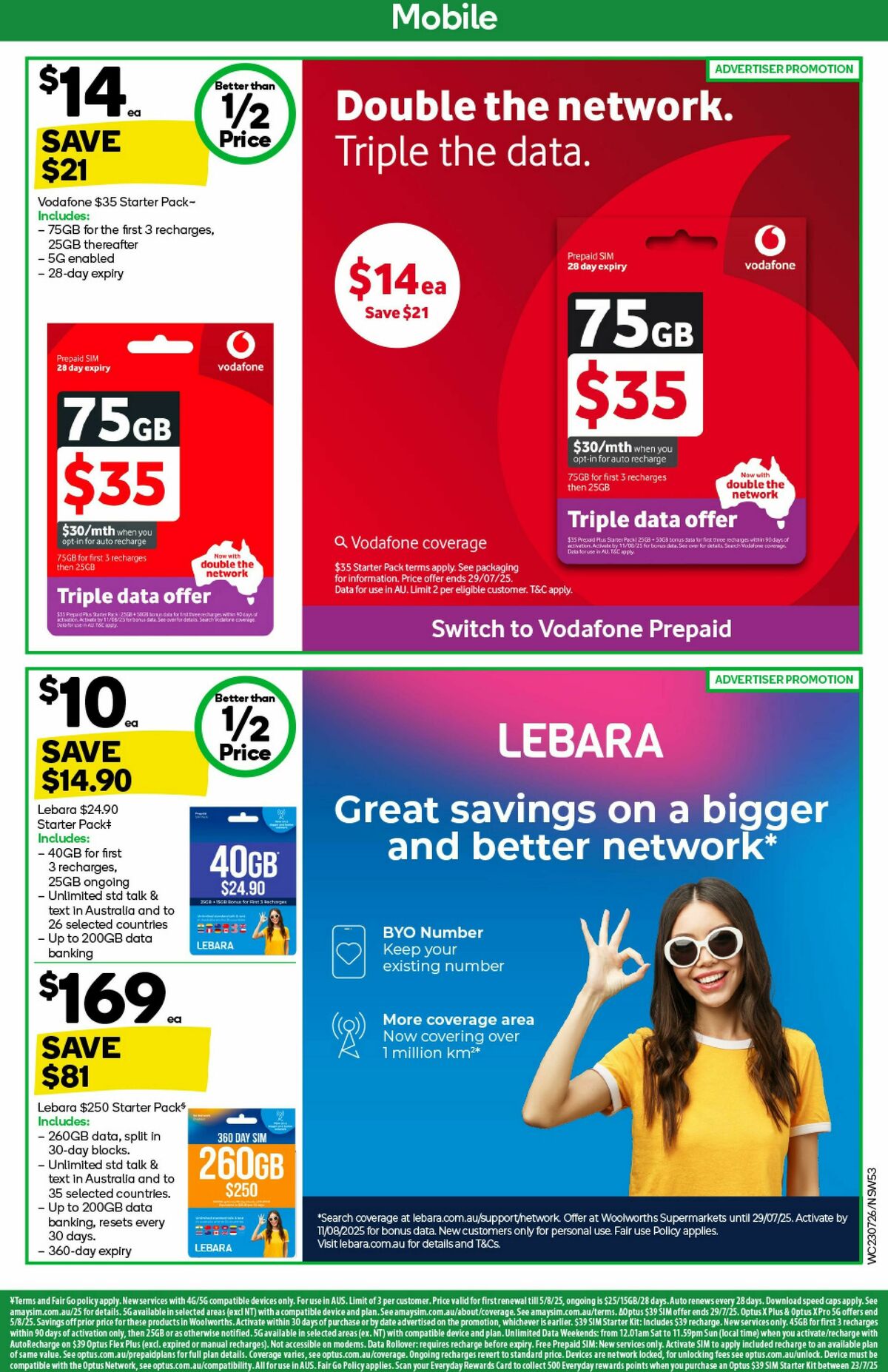 Woolworths Catalogues from 23 July