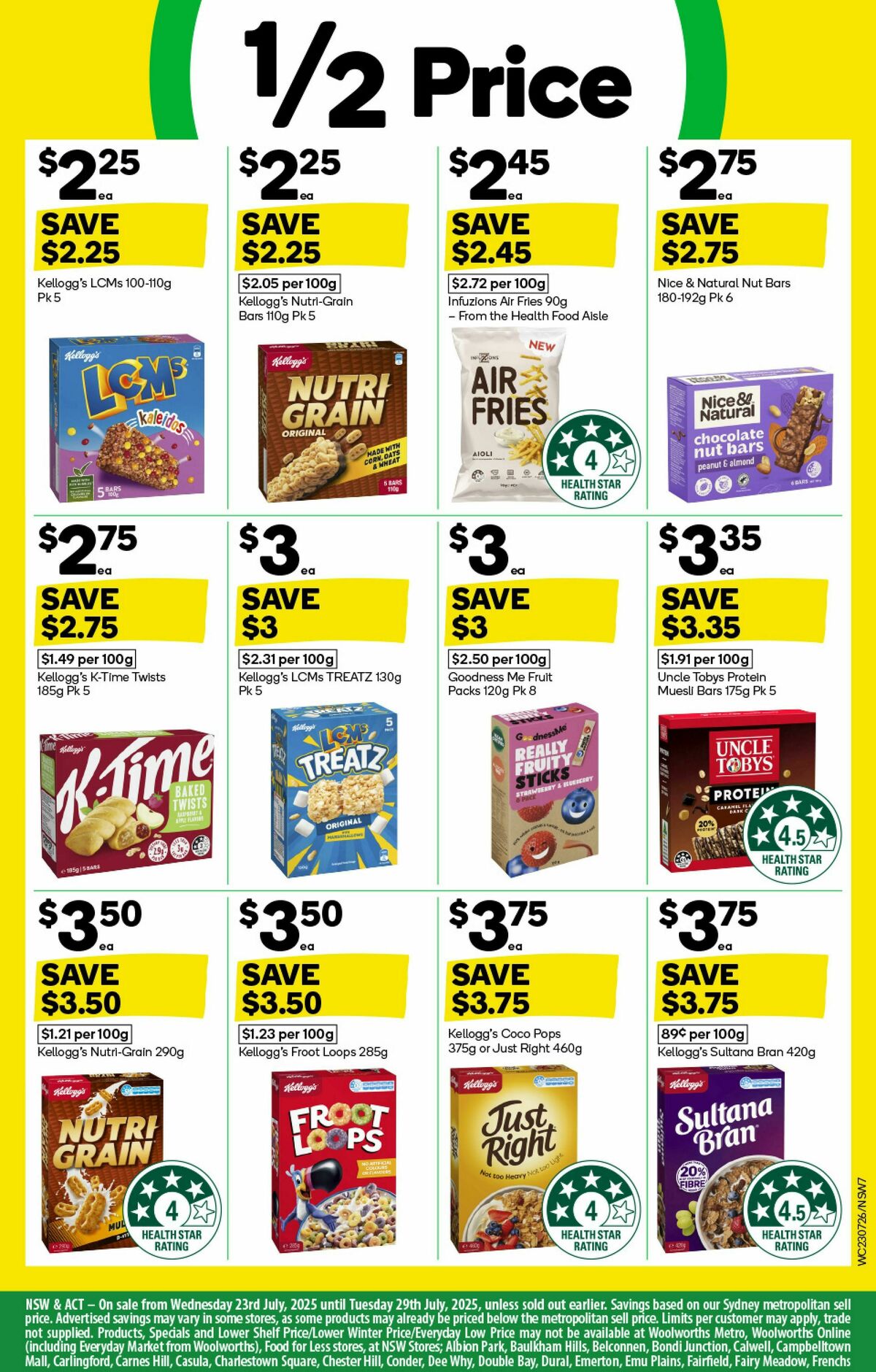 Woolworths Catalogues from 23 July