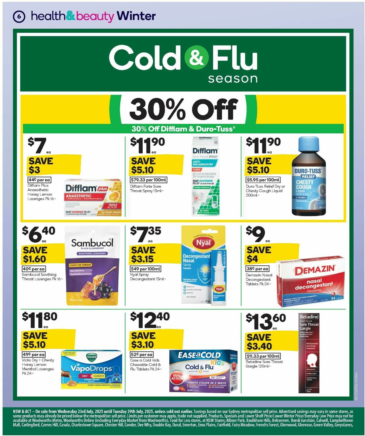 Woolworths Winter Health & Beauty Catalogue Catalogues from 23 July