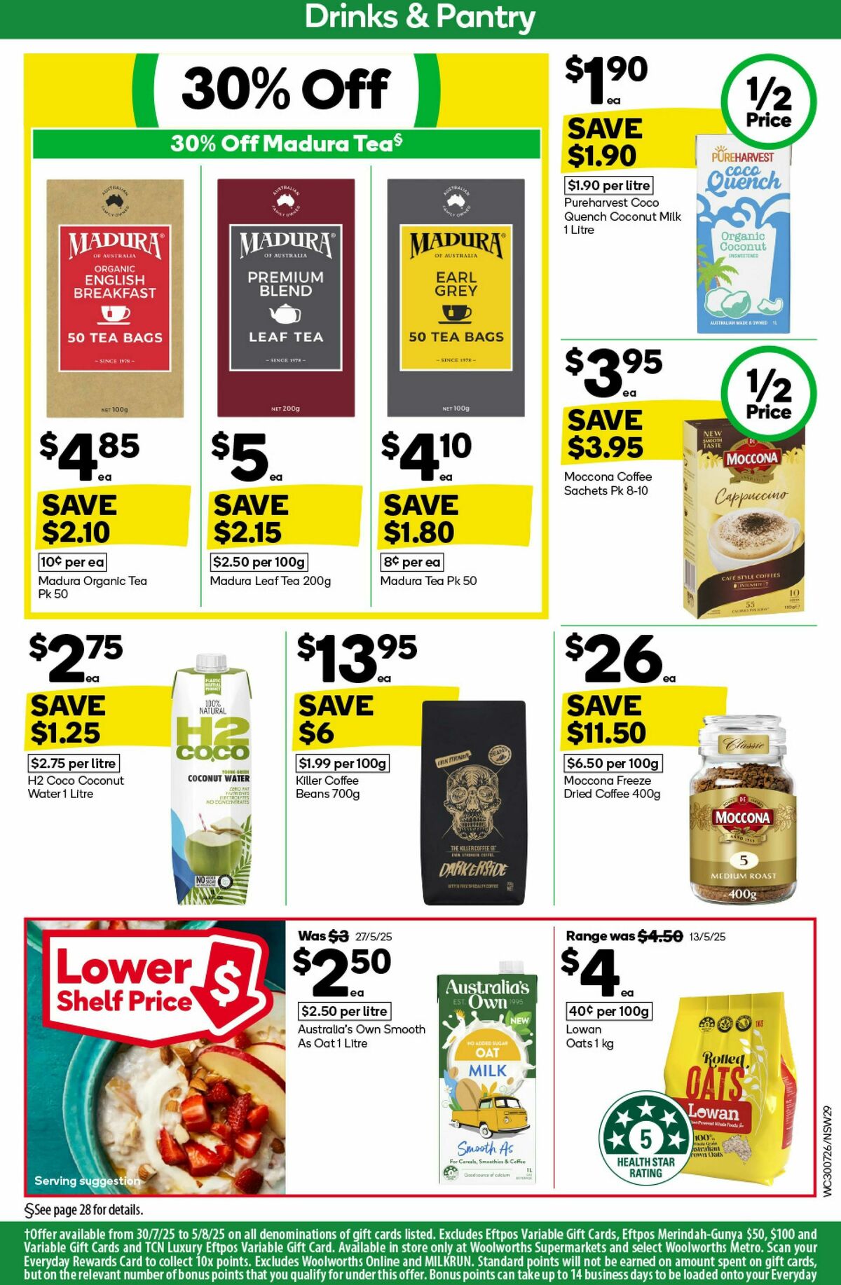 Woolworths Catalogues from 30 July