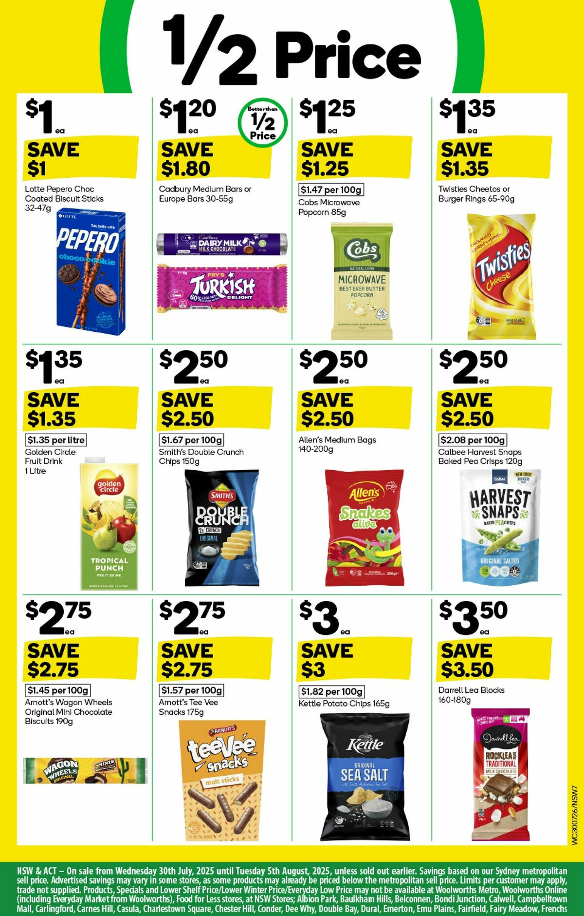 Woolworths Catalogues from 30 July