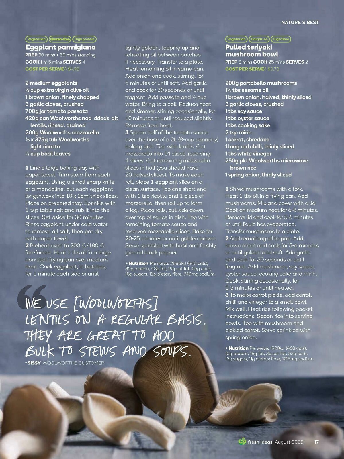 Woolworths Fresh Ideas Magazine August Catalogues from 1 August