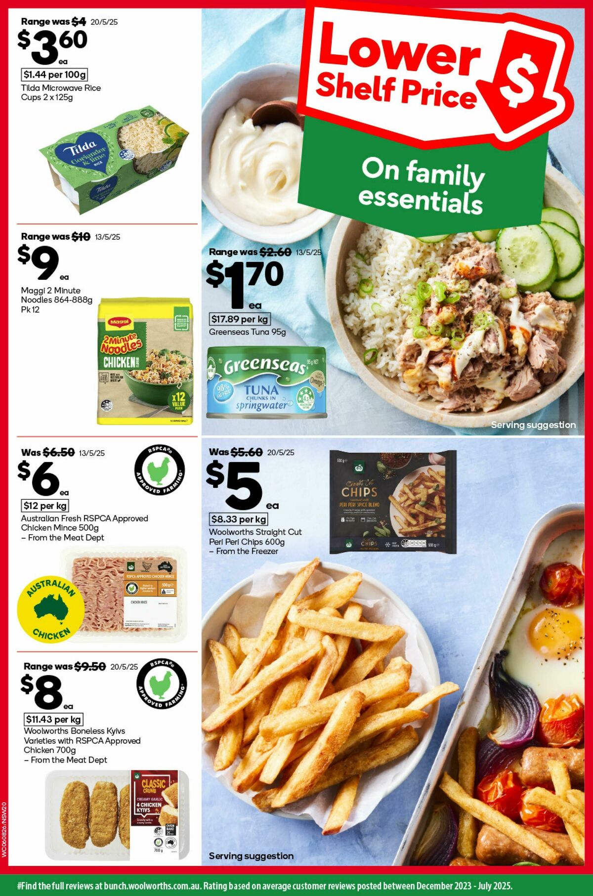 Woolworths Catalogues from 6 August