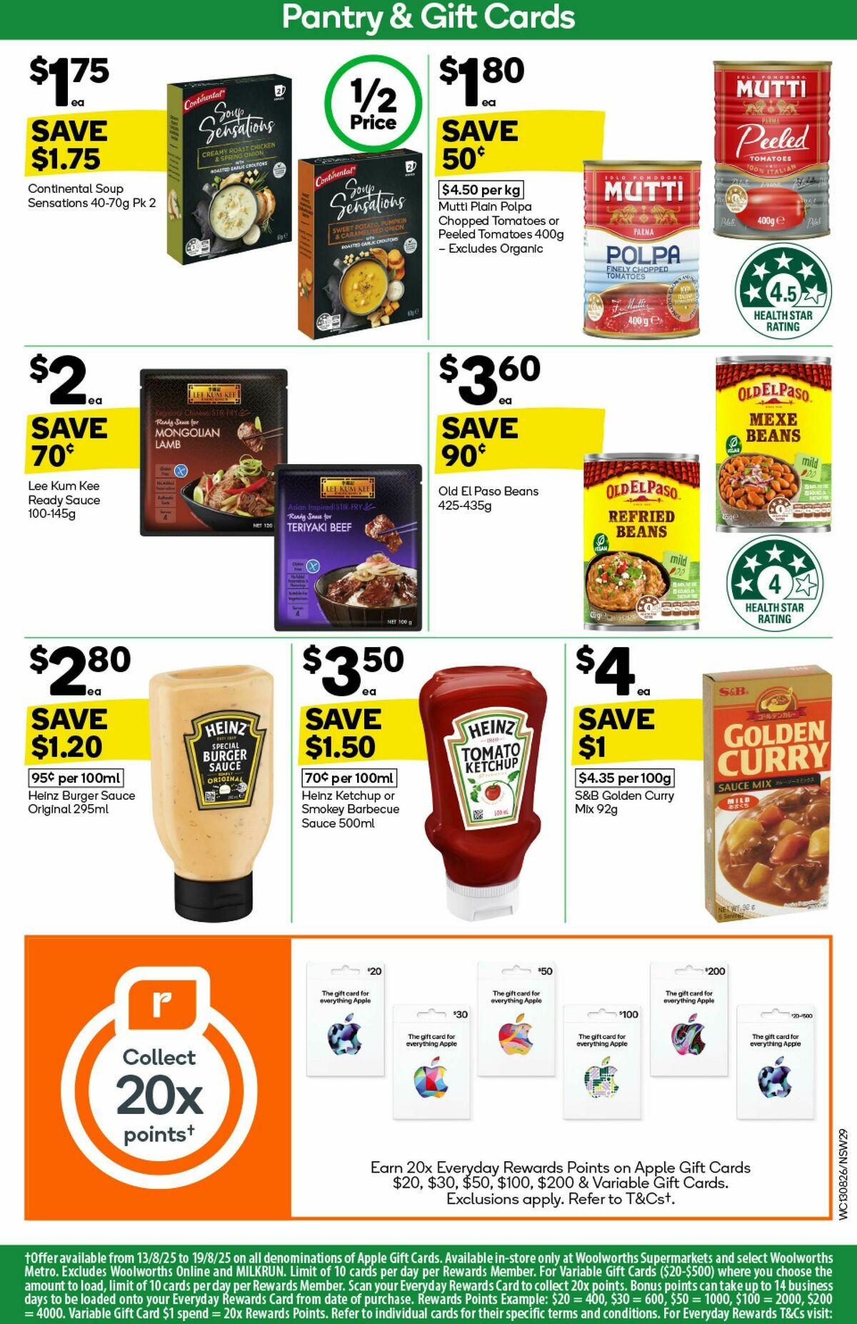 Woolworths Catalogues from 13 August