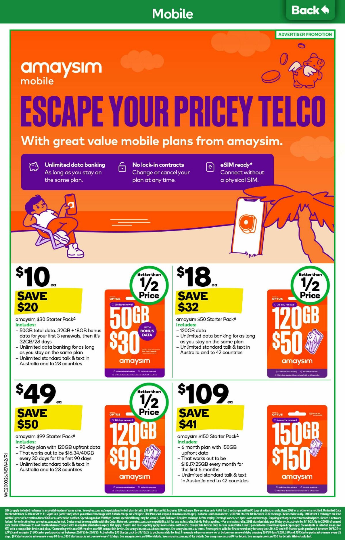 Woolworths Catalogues from 20 August