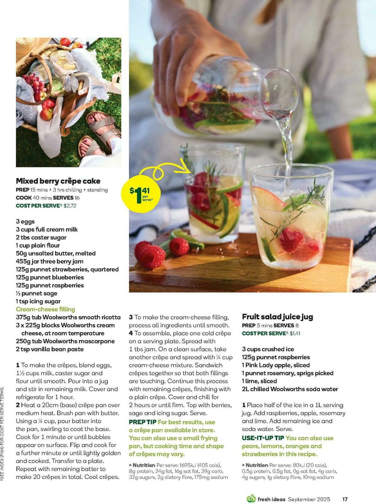 Woolworths Fresh Ideas Magazine September Catalogues from 1 September