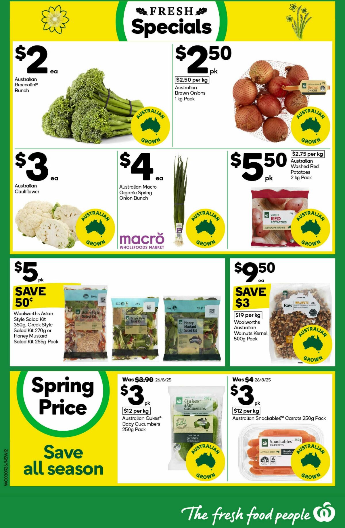 Woolworths Catalogues from 3 September