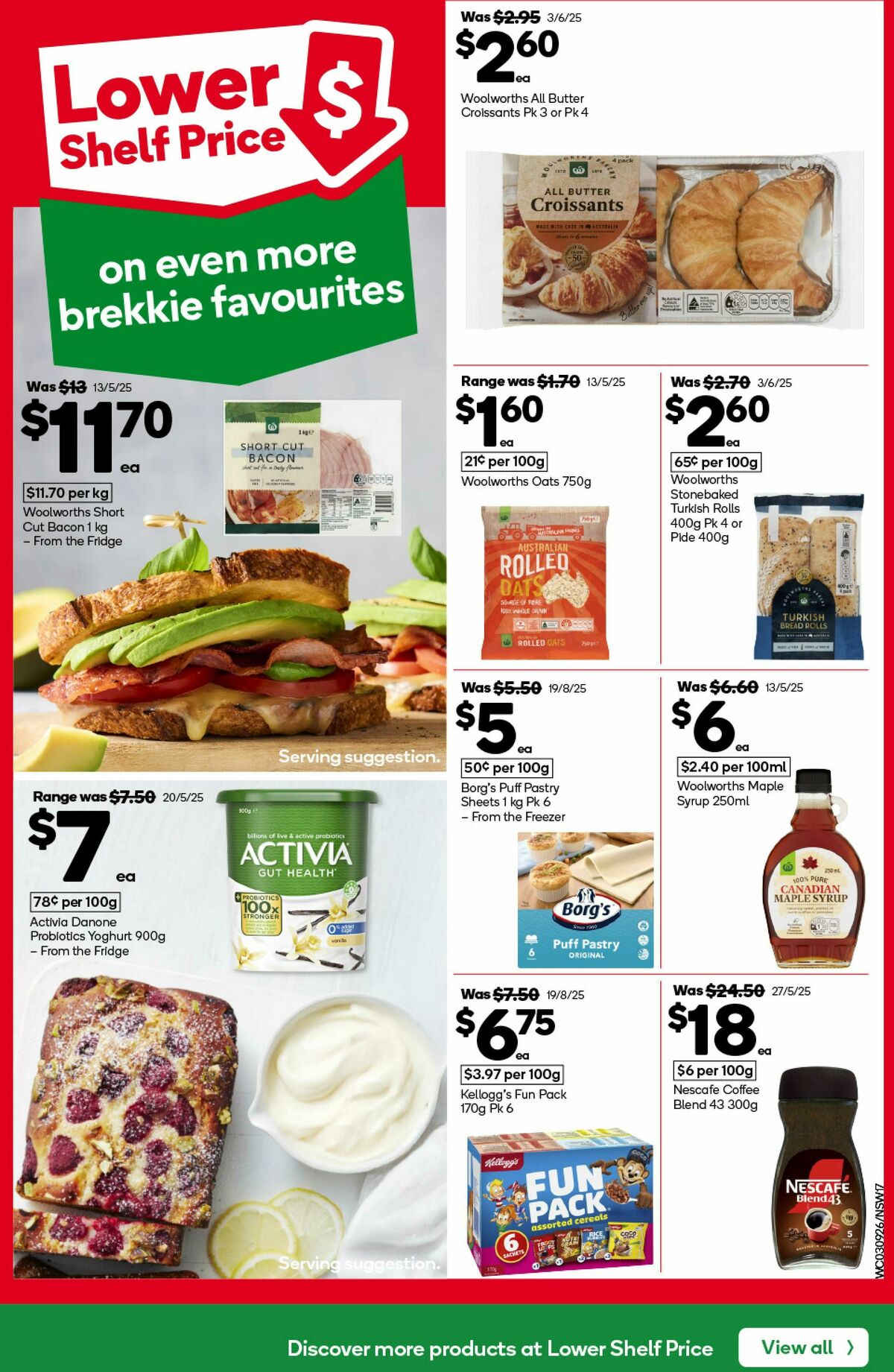 Woolworths Catalogues from 3 September
