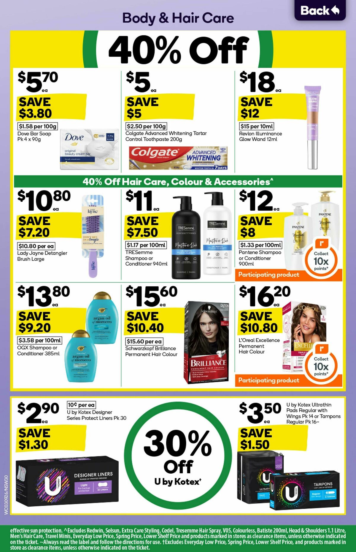 Woolworths Catalogues from 3 September