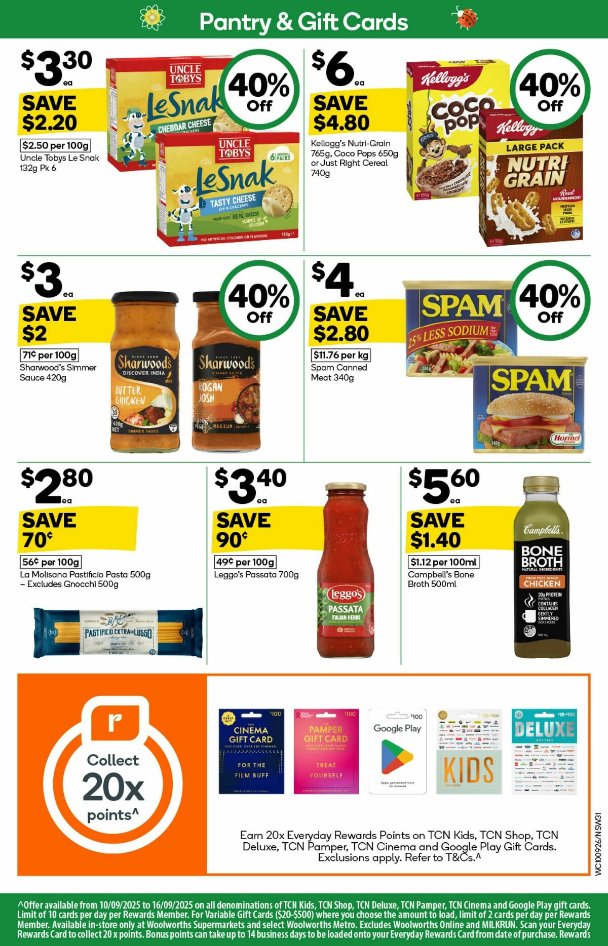 Woolworths Catalogues from 10 September