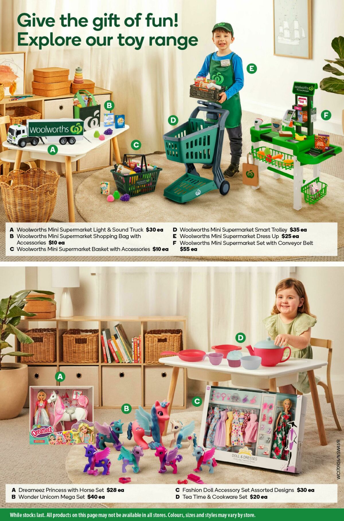 Woolworths Catalogues from 17 September