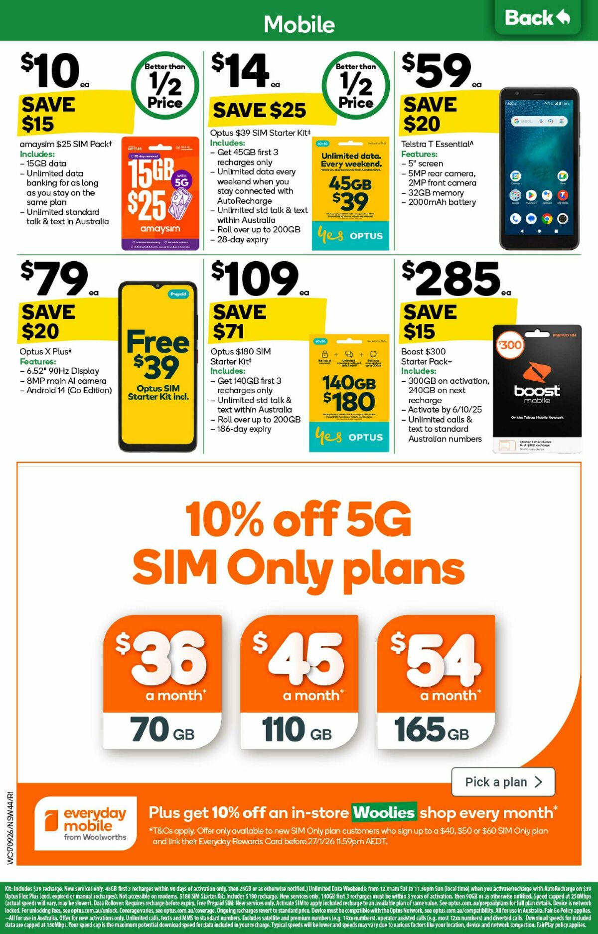 Woolworths Catalogues from 17 September