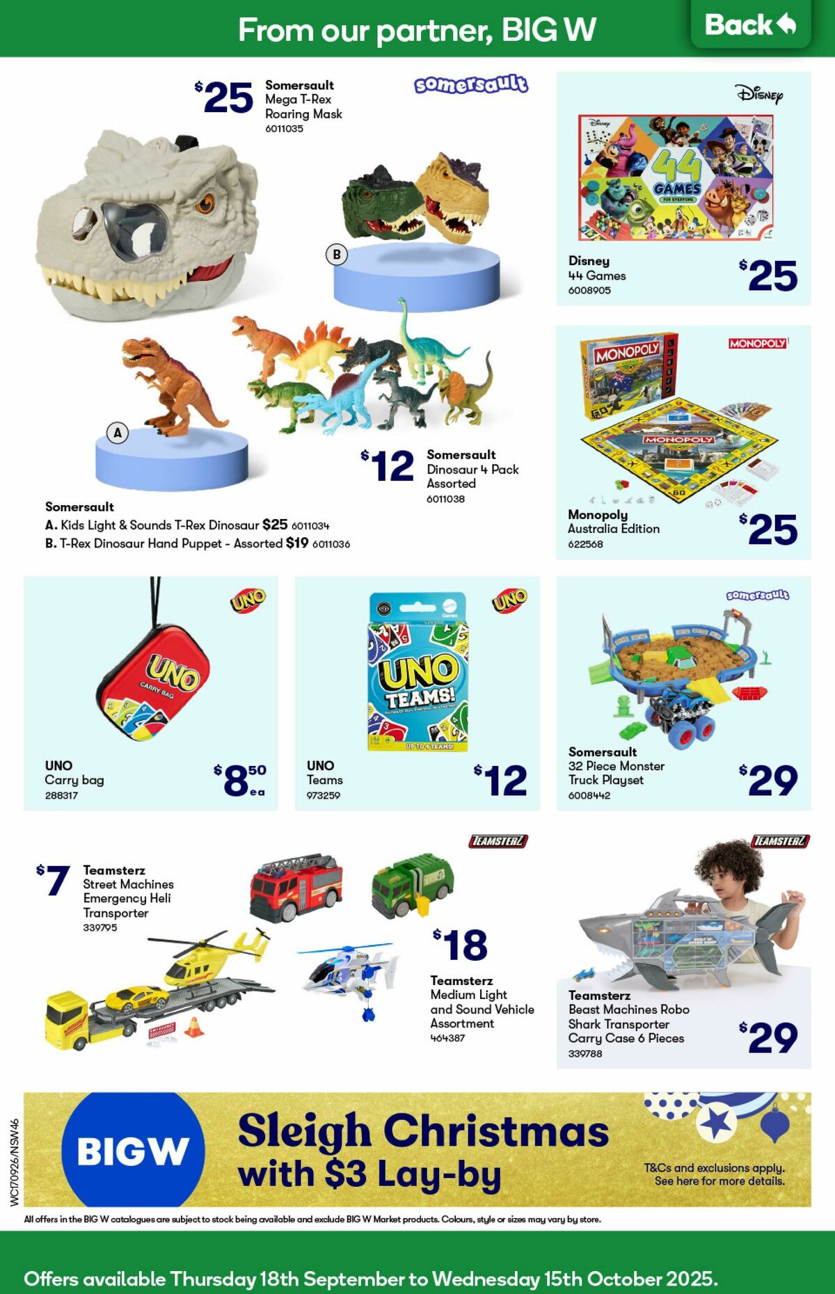 Woolworths Catalogues from 17 September