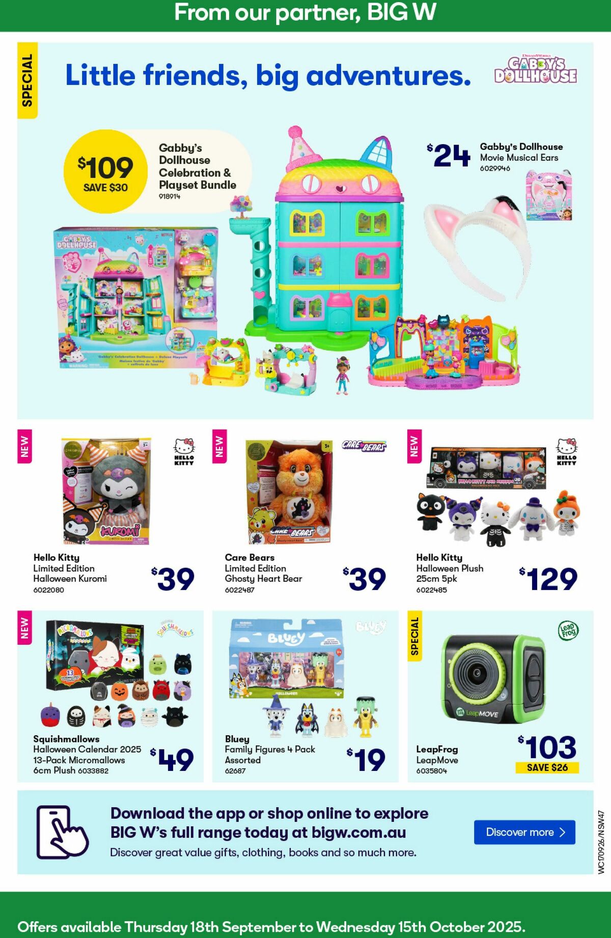 Woolworths Catalogues from 17 September