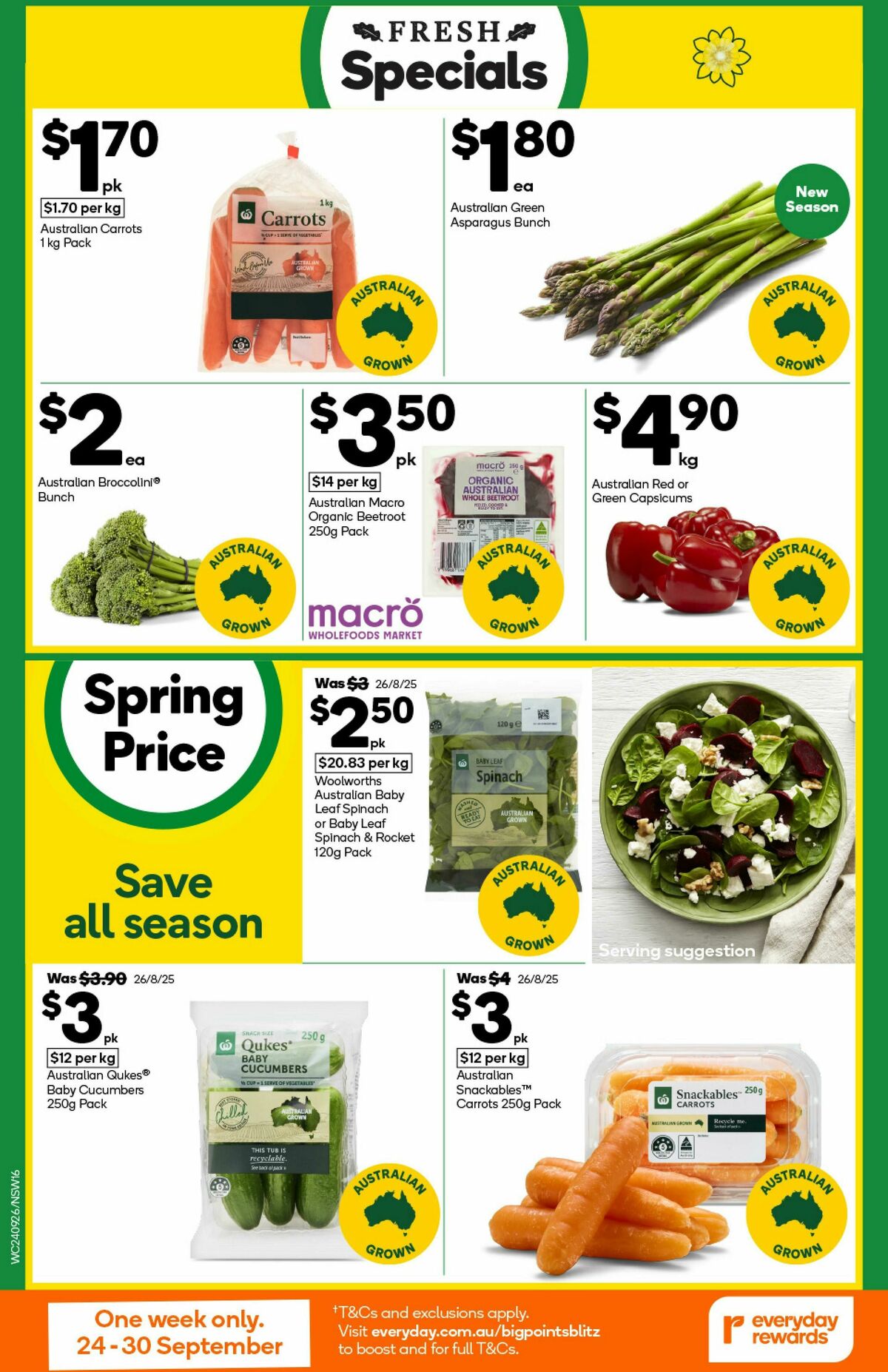 Woolworths Catalogues from 24 September