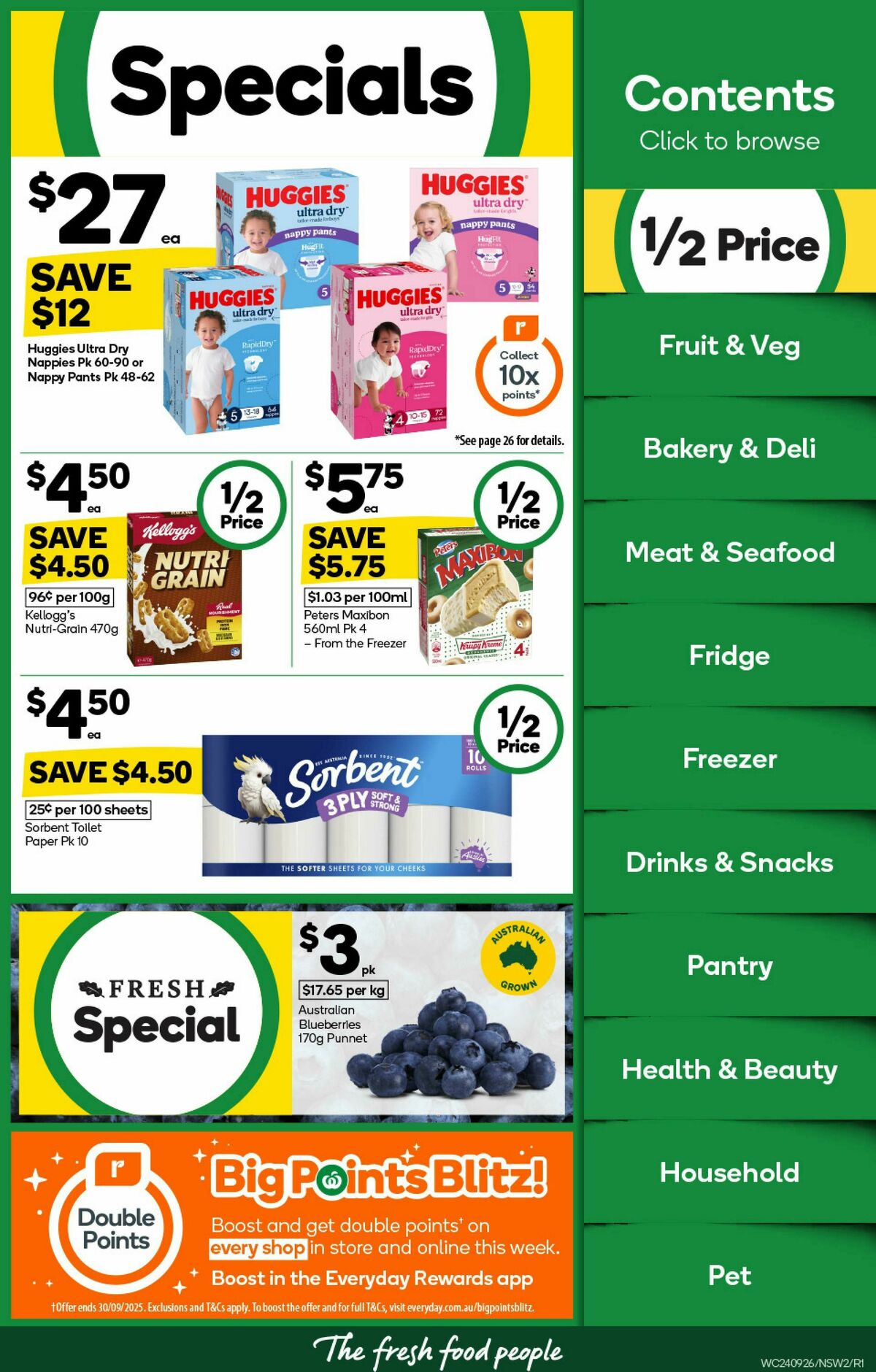 Woolworths Catalogues from 24 September