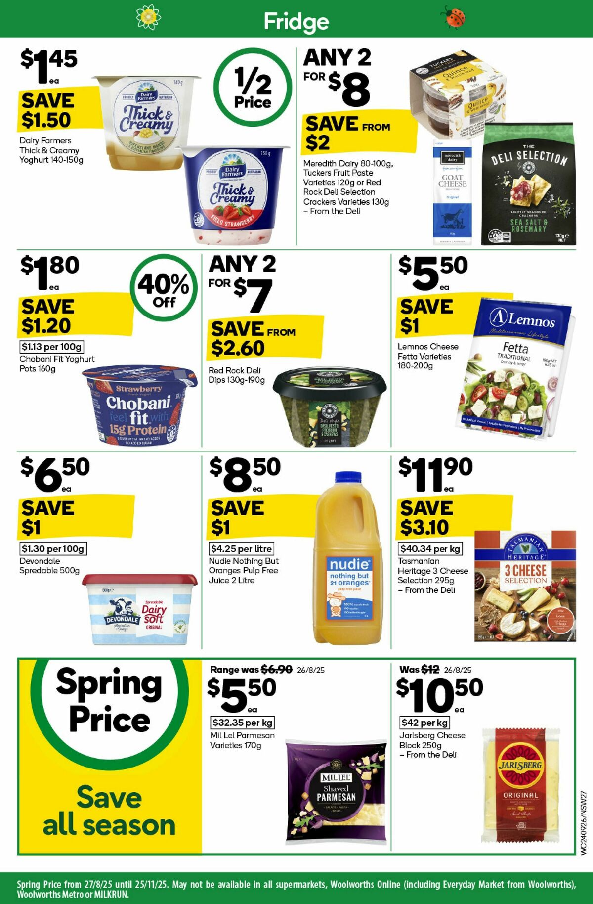Woolworths Catalogues from 24 September