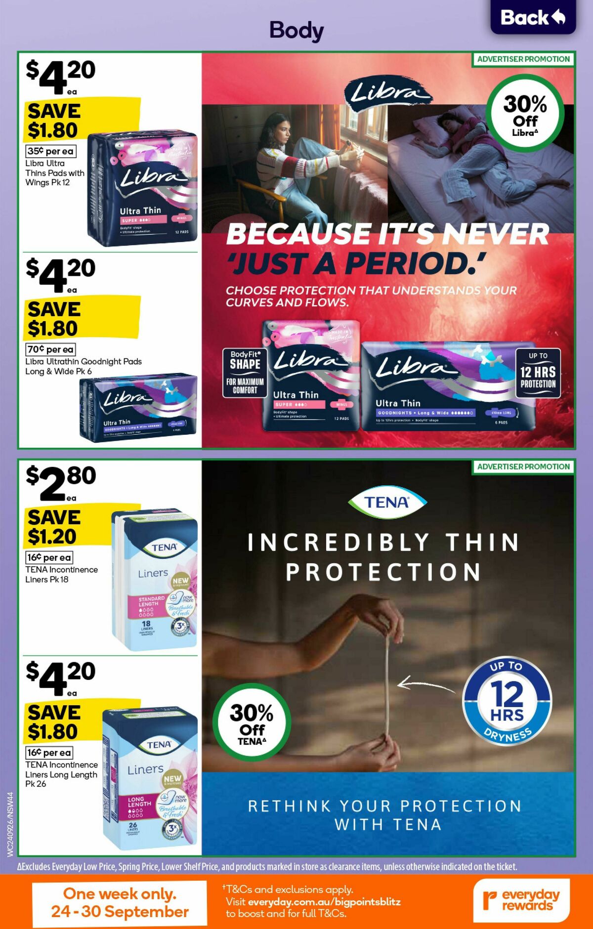 Woolworths Catalogues from 24 September